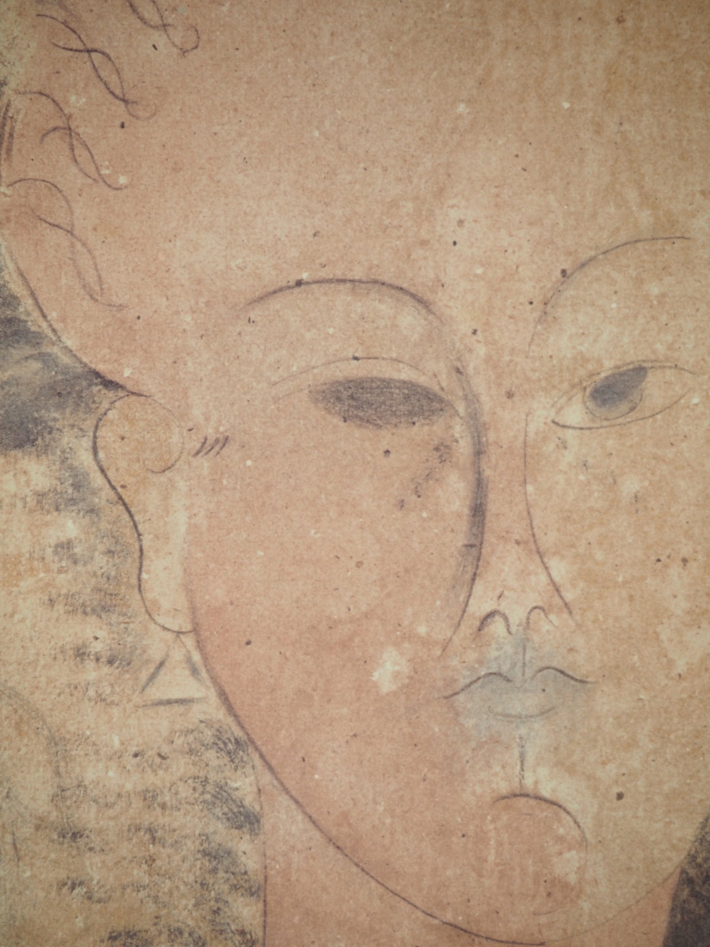 Amedeo MODIGLIANI : Portrait d'une bourgeoise - Lithographie signée
