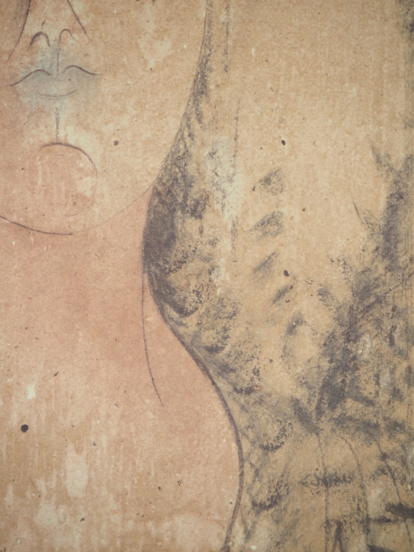 Amedeo MODIGLIANI : Portrait d'une bourgeoise - Lithographie signée