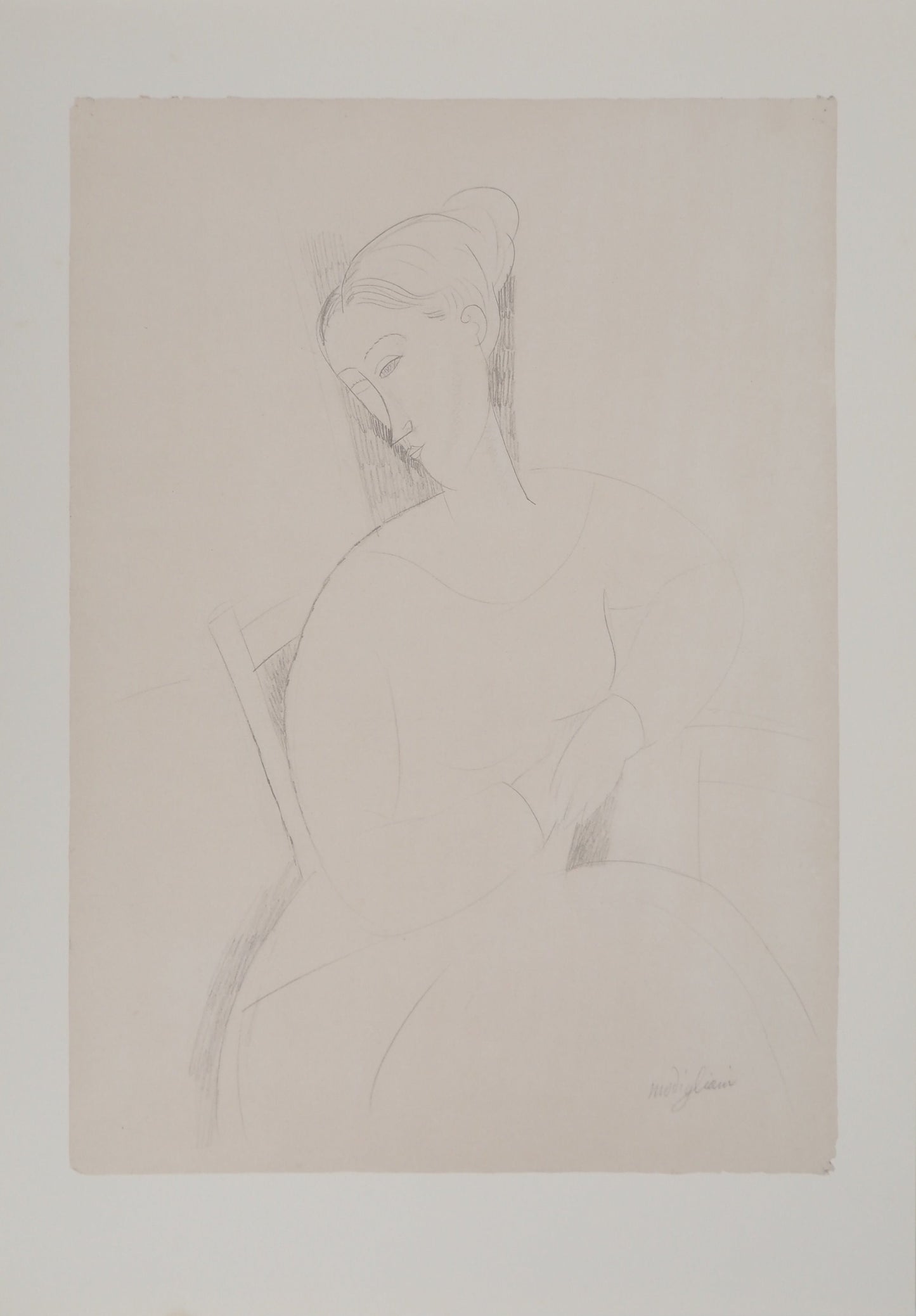 Amedeo MODIGLIANI : Séductrice - Lithographie signée