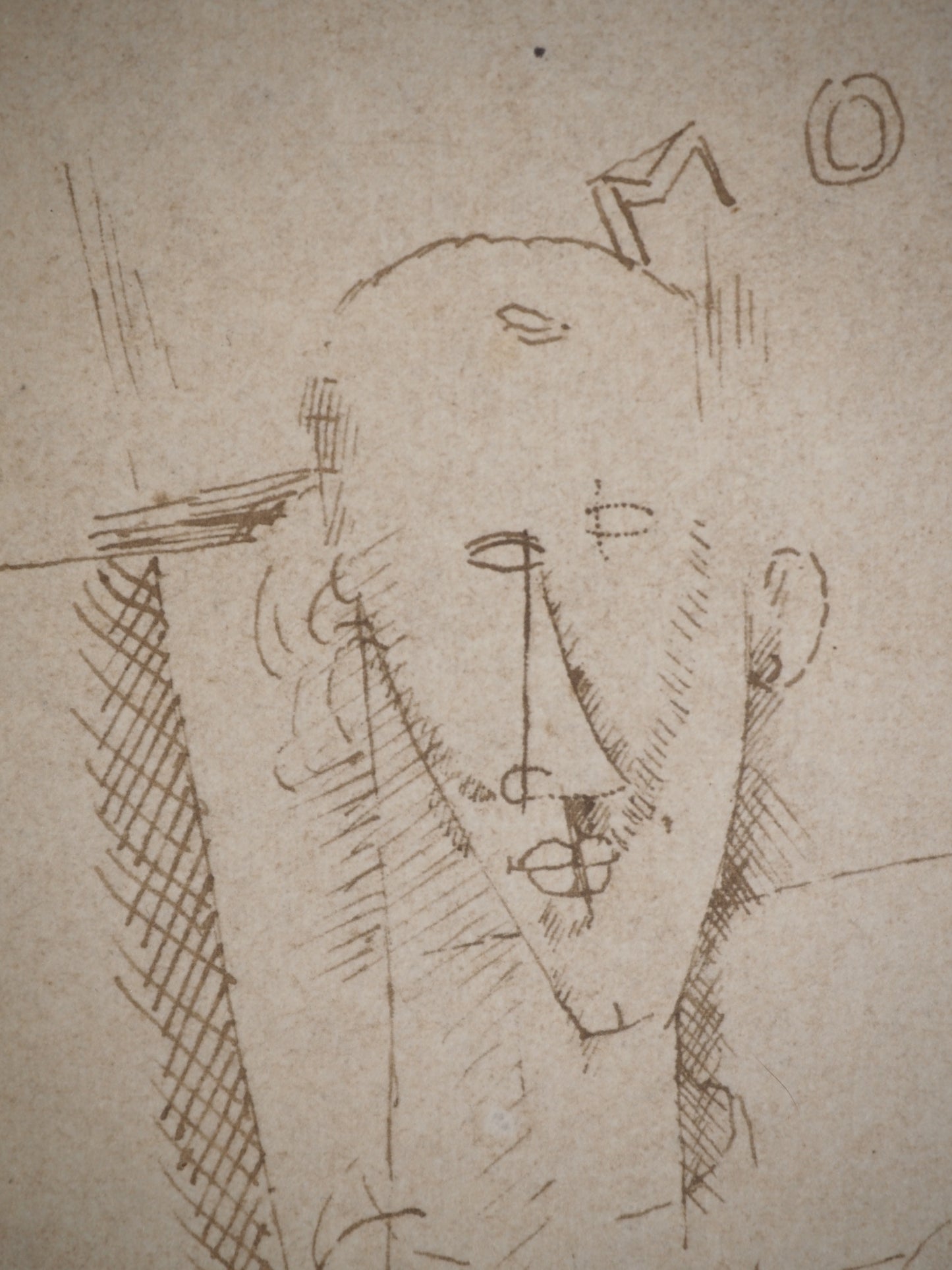 Amedeo MODIGLIANI : Portrait de l'artiste - Lithographie signée