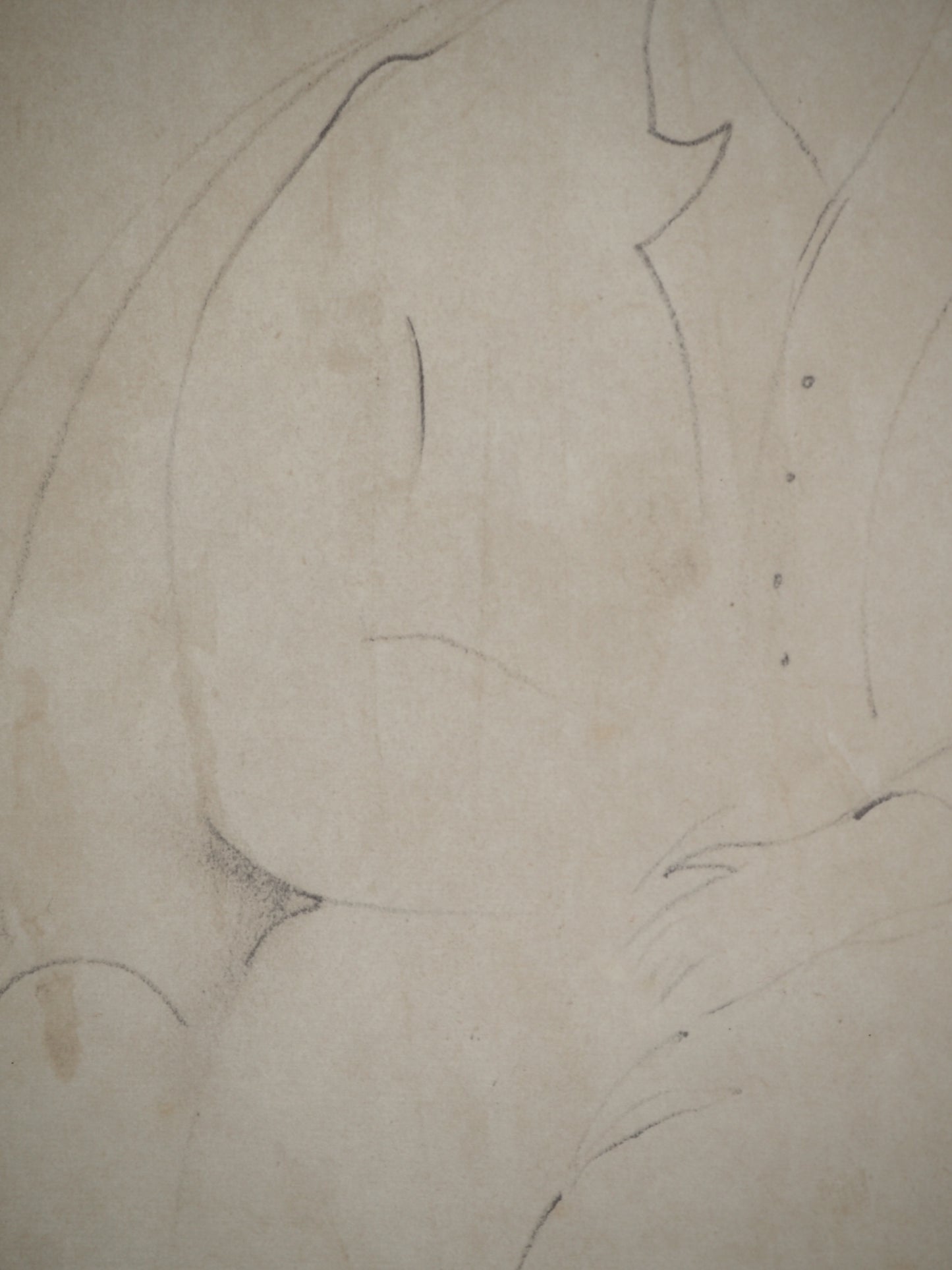 Amedeo MODIGLIANI : Femme en costume - Lithographie signée