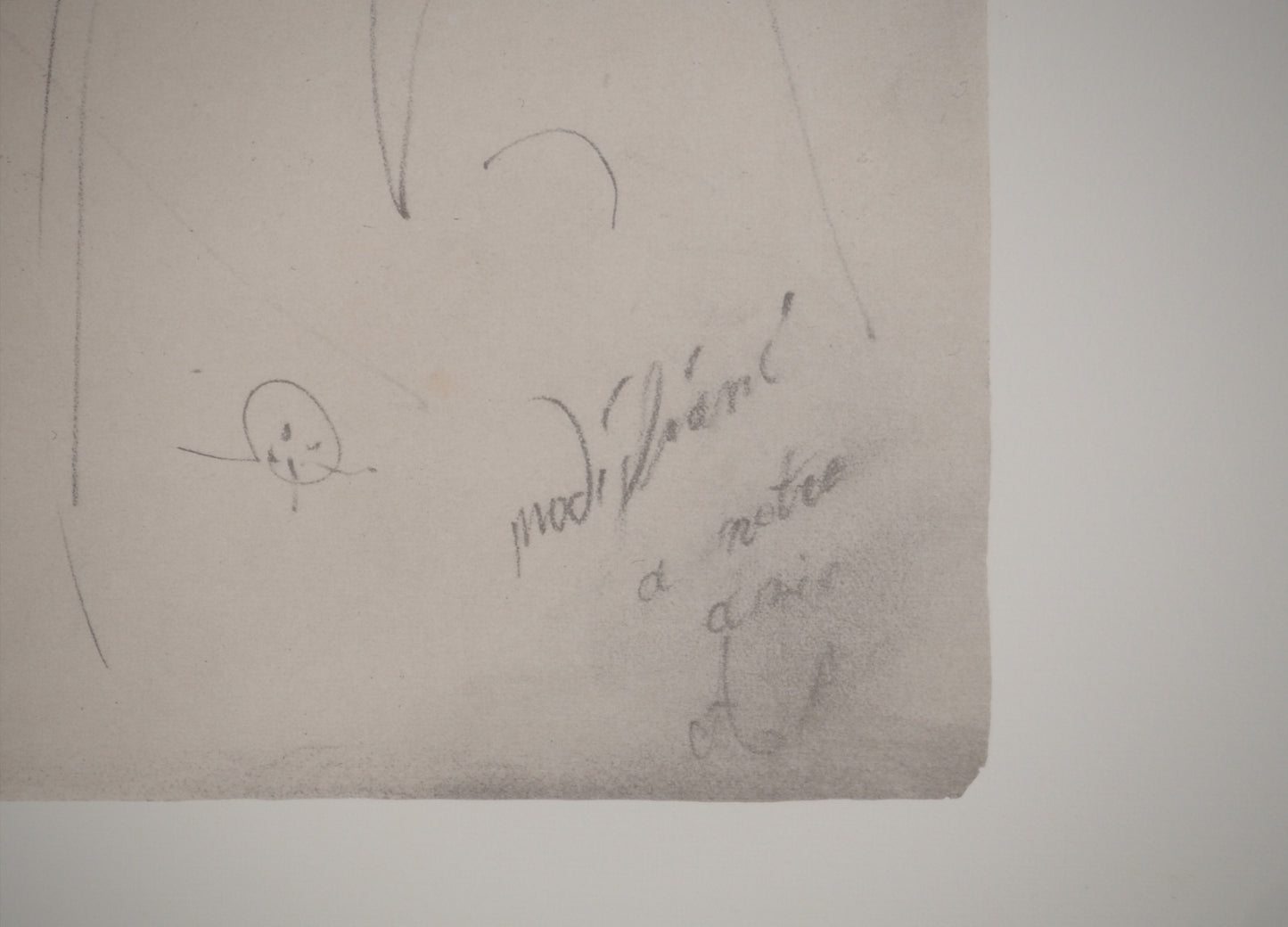 Amedeo MODIGLIANI : La jeune muse - Lithographie signée