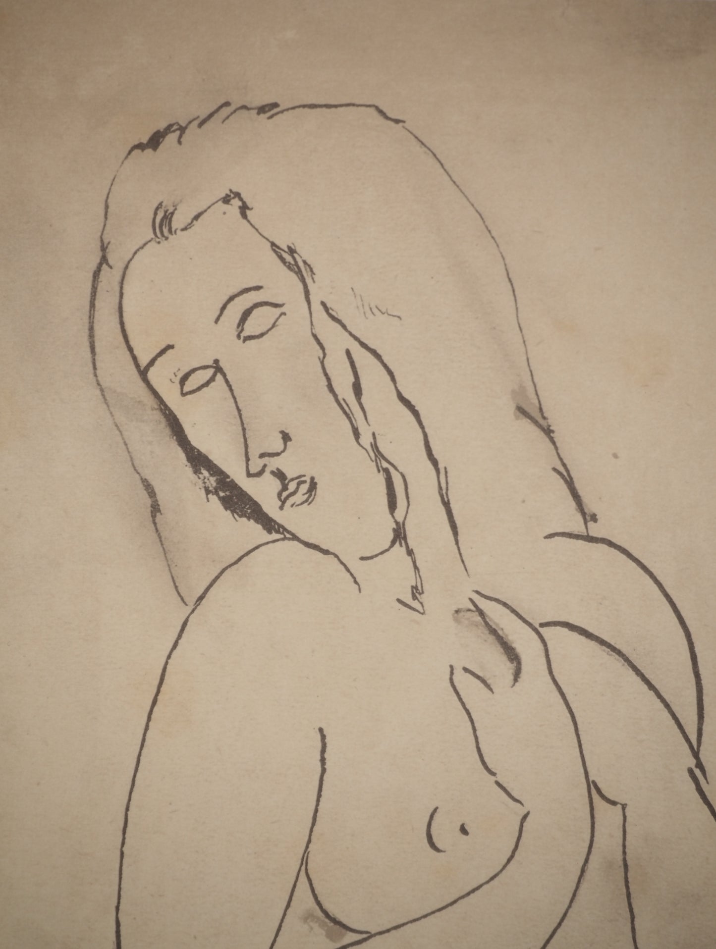 Amedeo MODIGLIANI : Nu de Jeanne Hébuterne - Lithographie signée