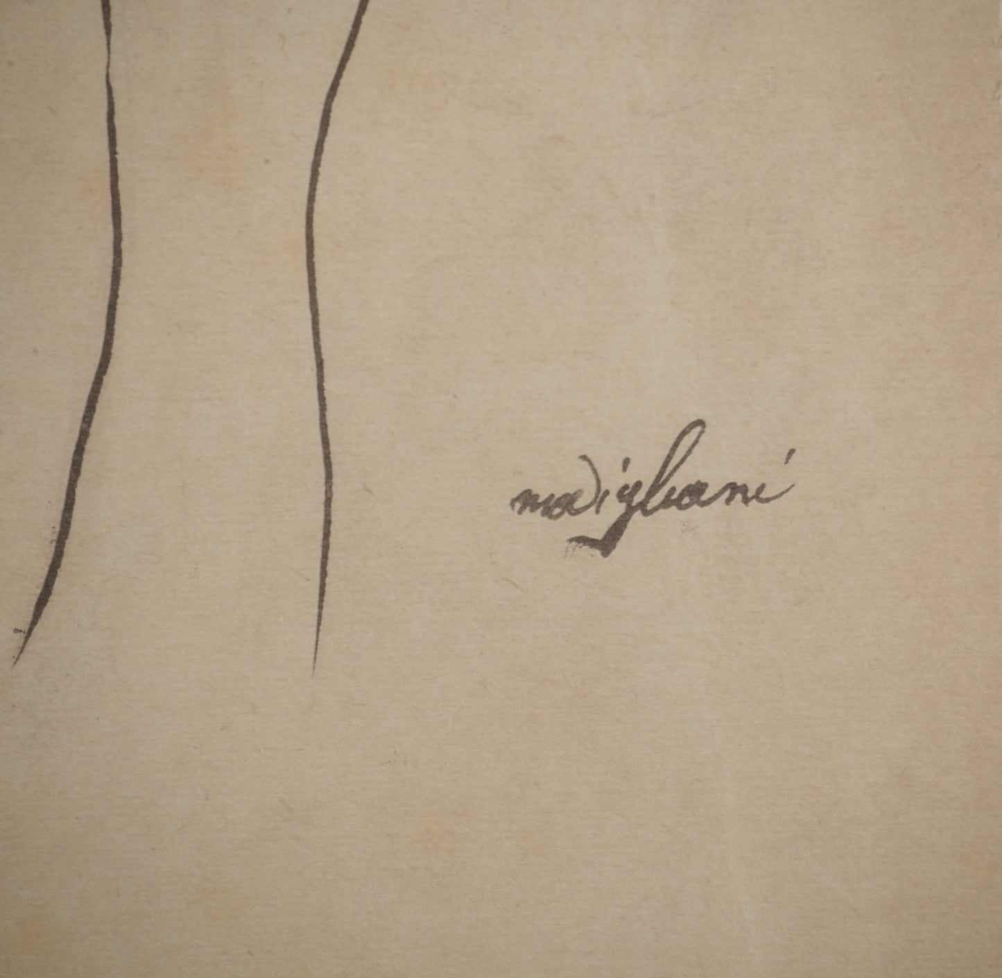 Amedeo MODIGLIANI : Nu de Jeanne Hébuterne - Lithographie signée