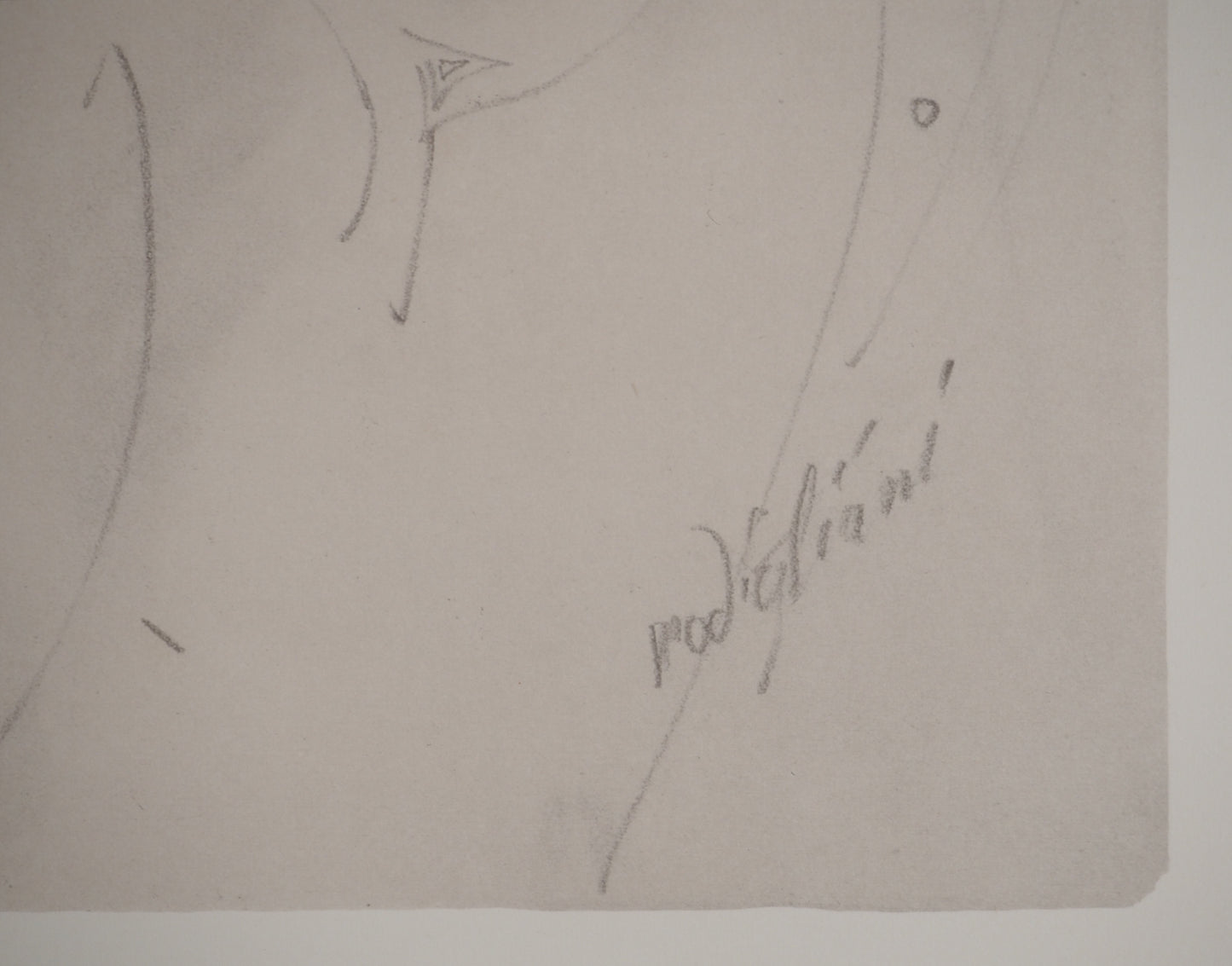 Amedeo MODIGLIANI : Muse en tenue de maison - Lithographie signée