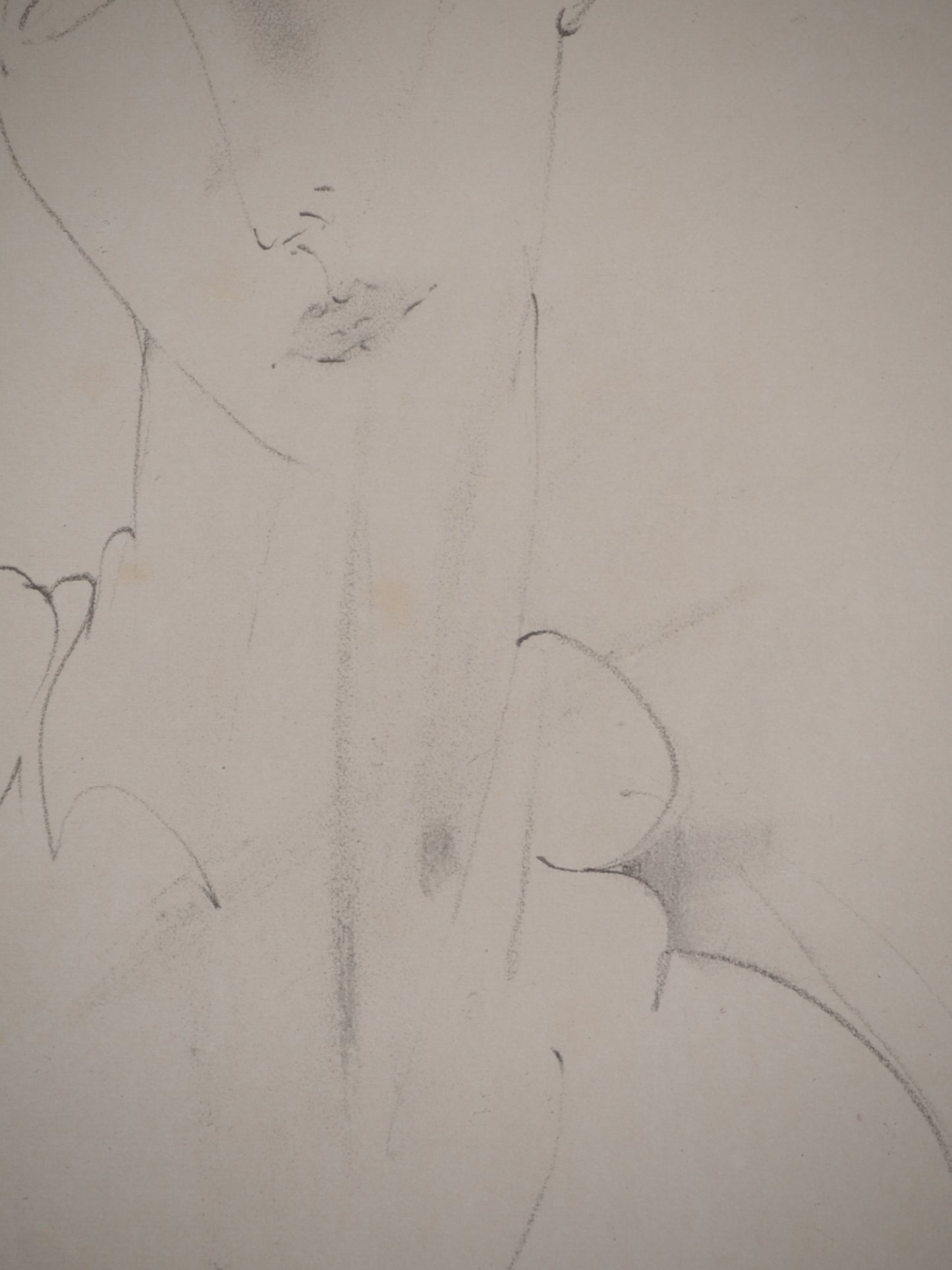 Amedeo MODIGLIANI : Lunia pensive - Lithographie signée