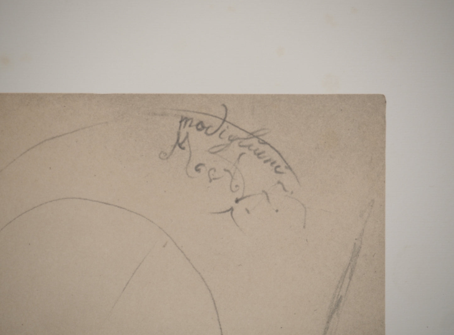 Amedeo MODIGLIANI : Etude pour un portrait - Lithographie signée