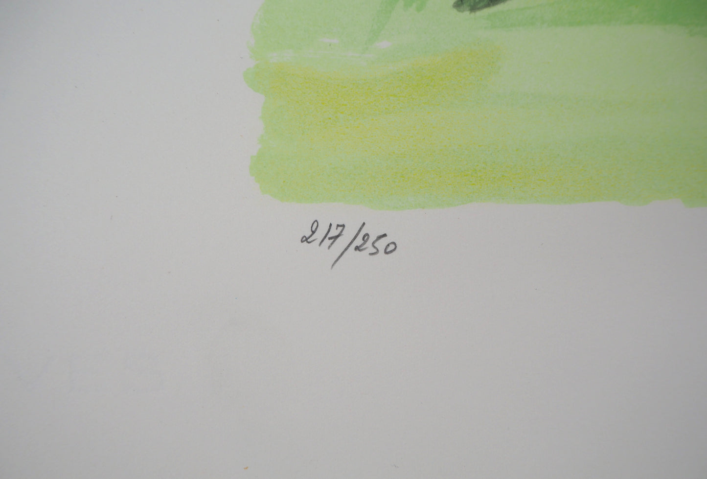 Yves BRAYER : Les trotteurs - Lithographie originale signée