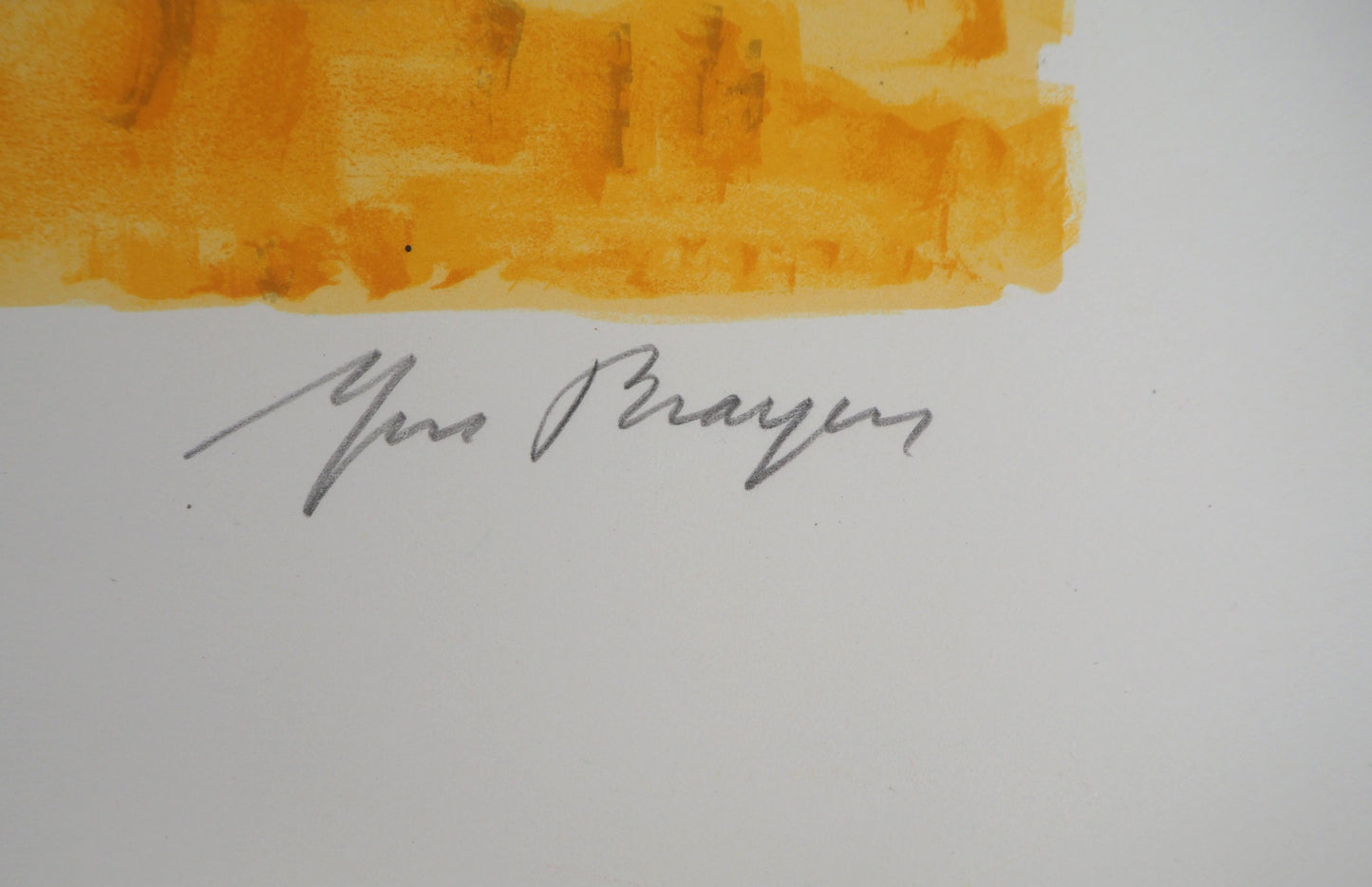 Yves BRAYER : Les chevaux au cirque - Lithographie originale signée
