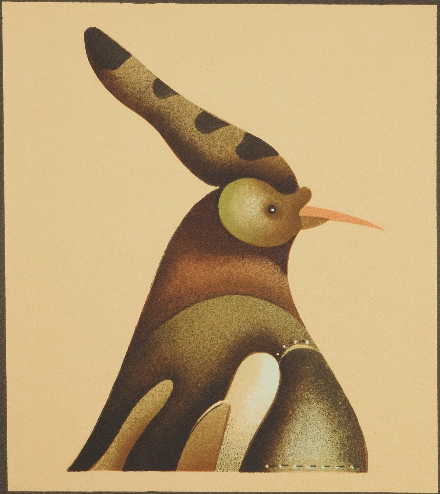 Jean Paul DONADINI : L’oiseau exotique - Lithographie Originale Signée