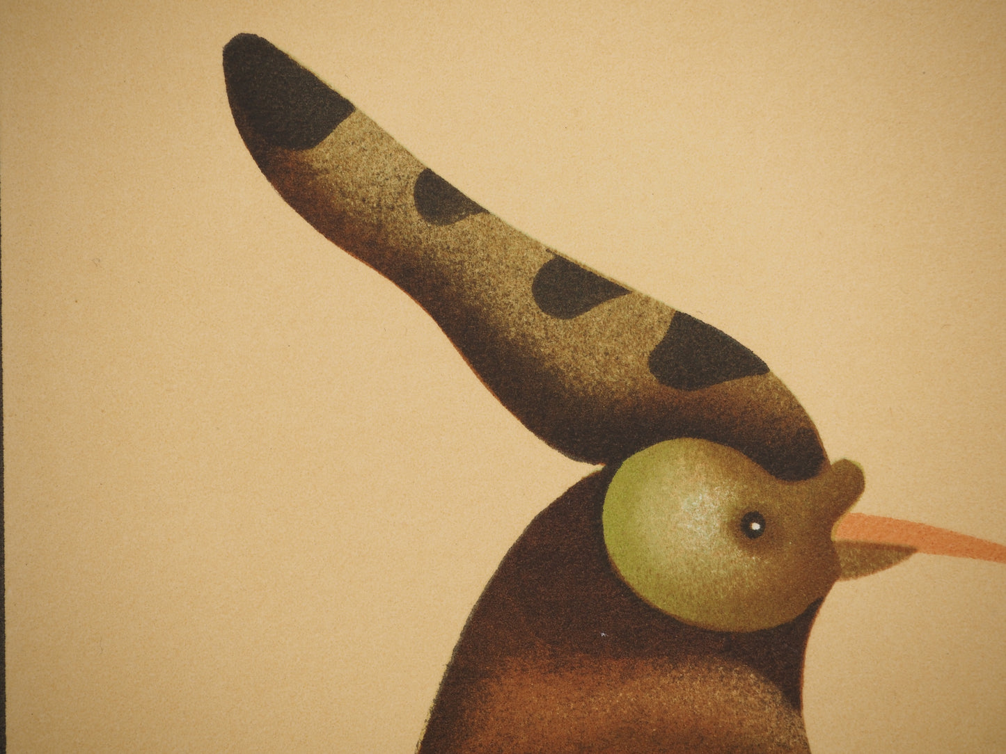 Jean Paul DONADINI : L’oiseau exotique - Lithographie Originale Signée