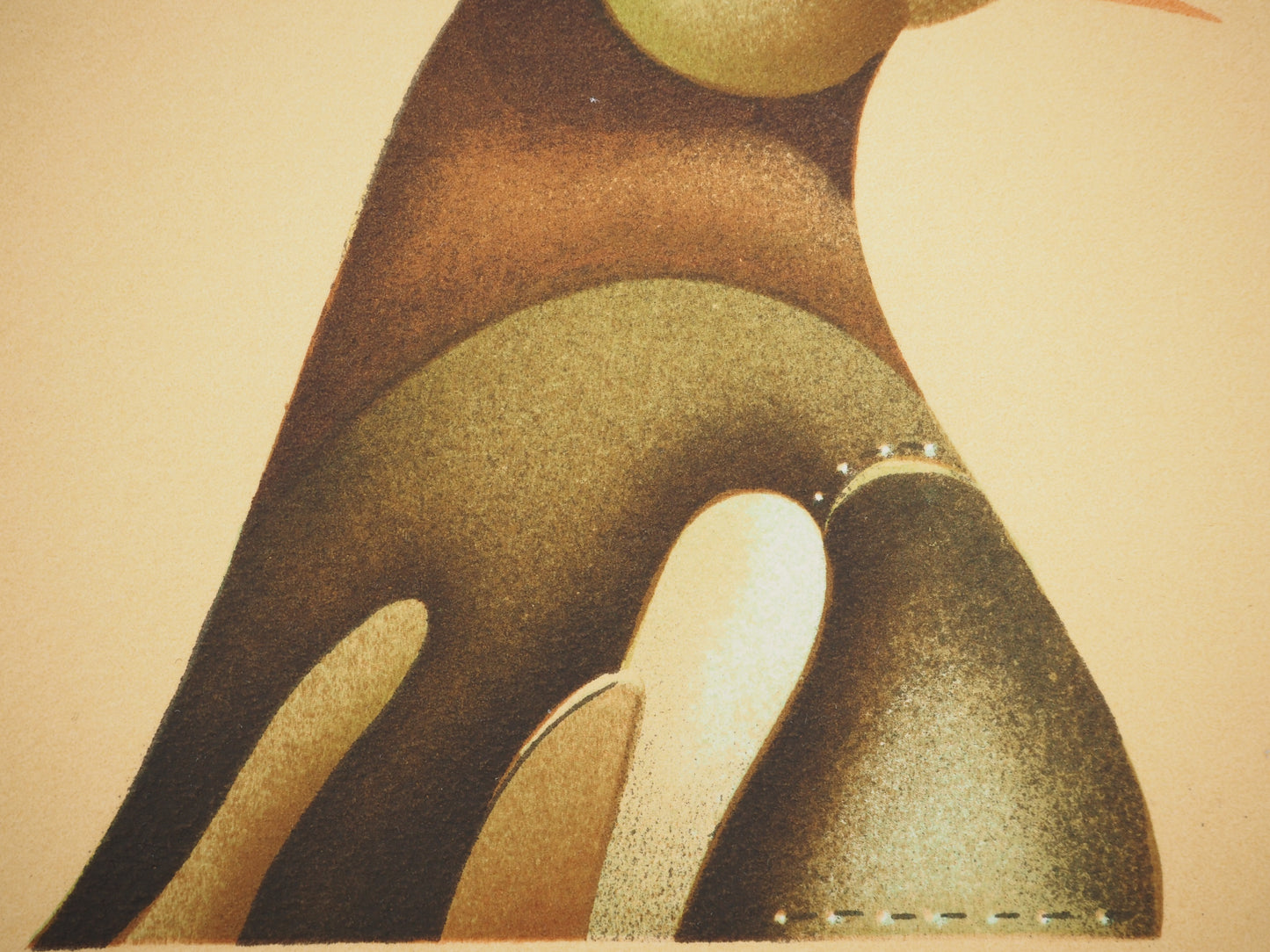 Jean Paul DONADINI : L’oiseau exotique - Lithographie Originale Signée