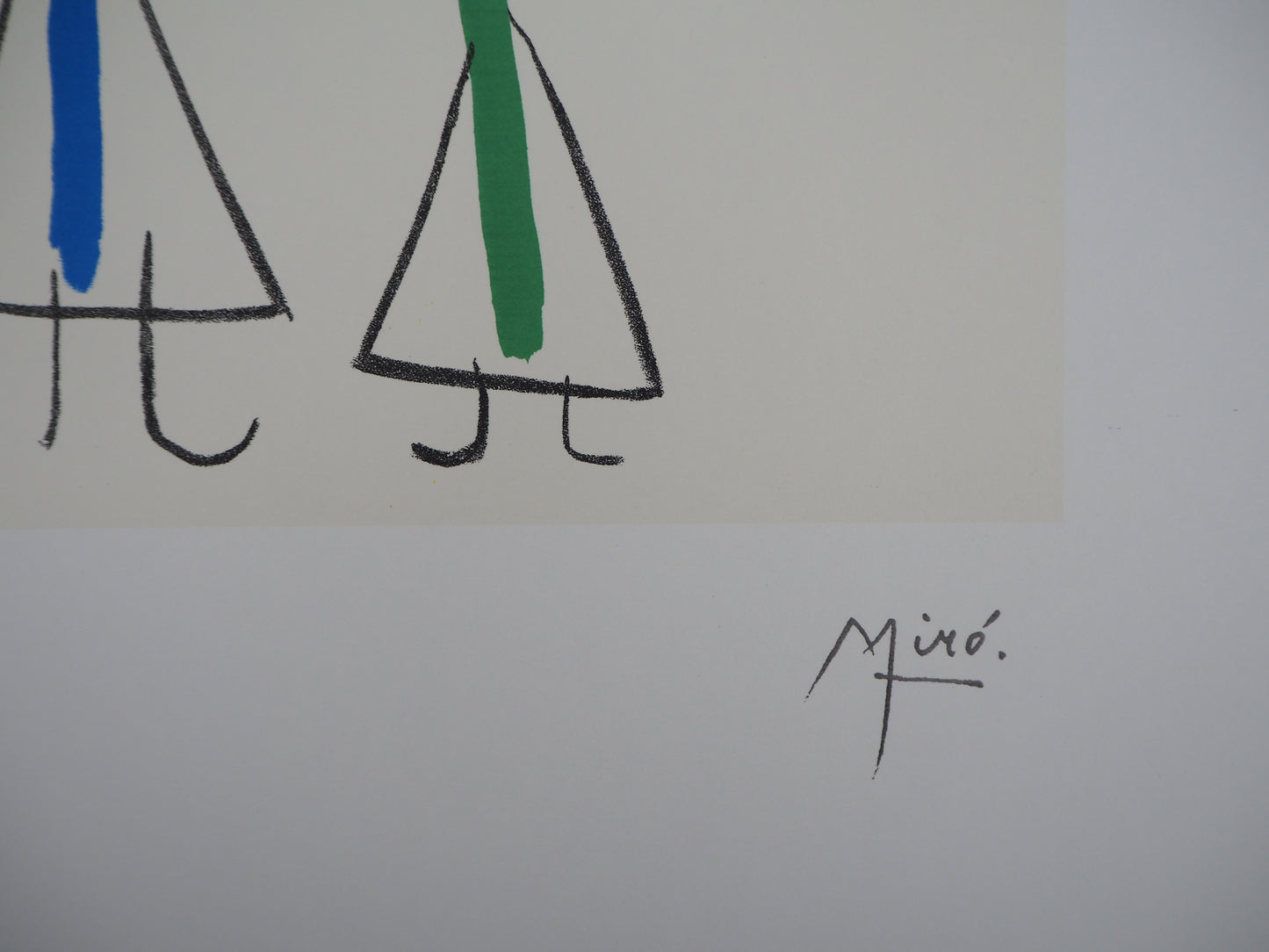 Joan MIRO : Famille surréaliste à l’étoile - Lithographie signée