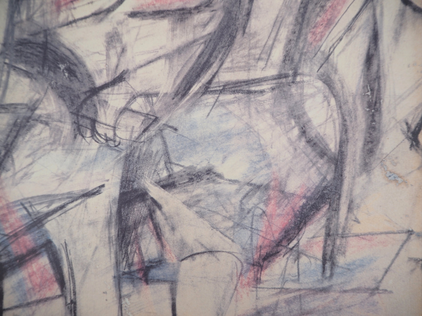 Willem DE KOONING : Femme en rose - Lithographie signée