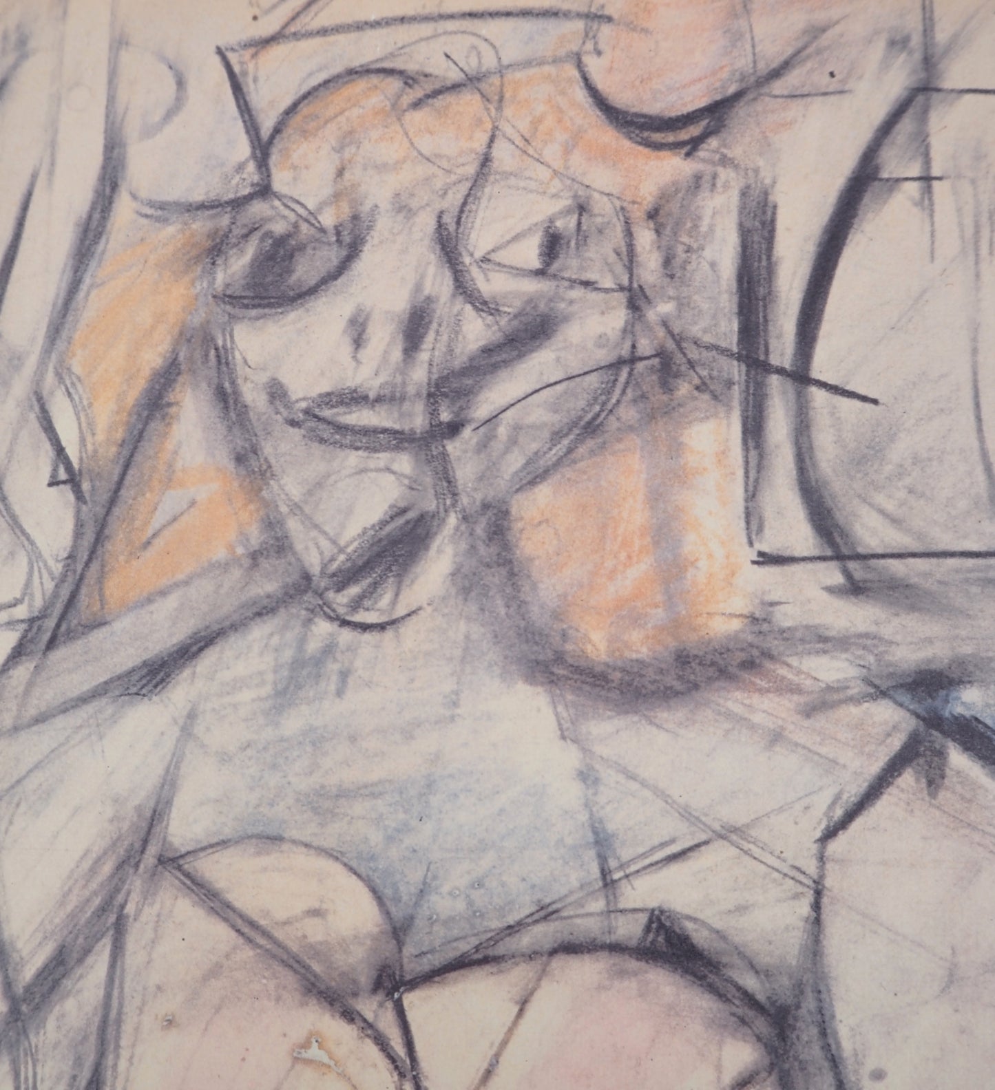 Willem DE KOONING : Femme en rose - Lithographie signée