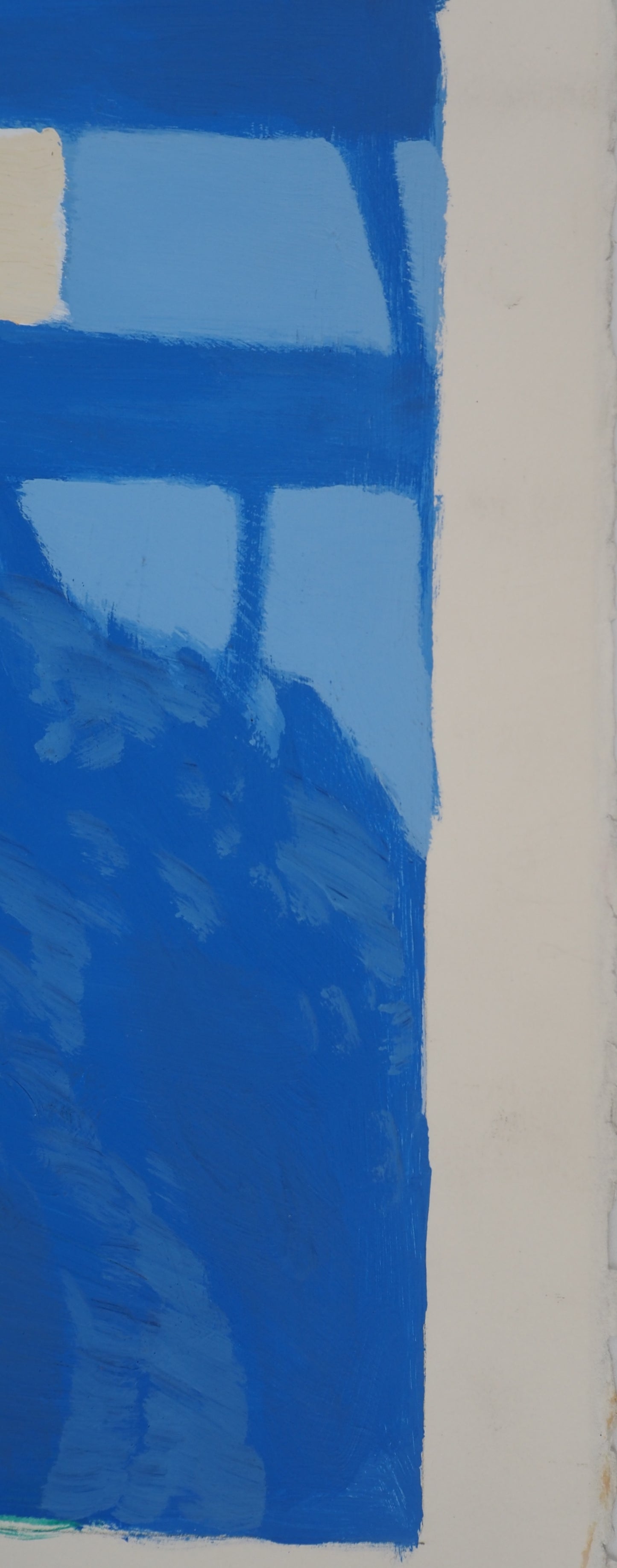 Gabriel GODARD : Forêt Bleue - Gouache sur papier