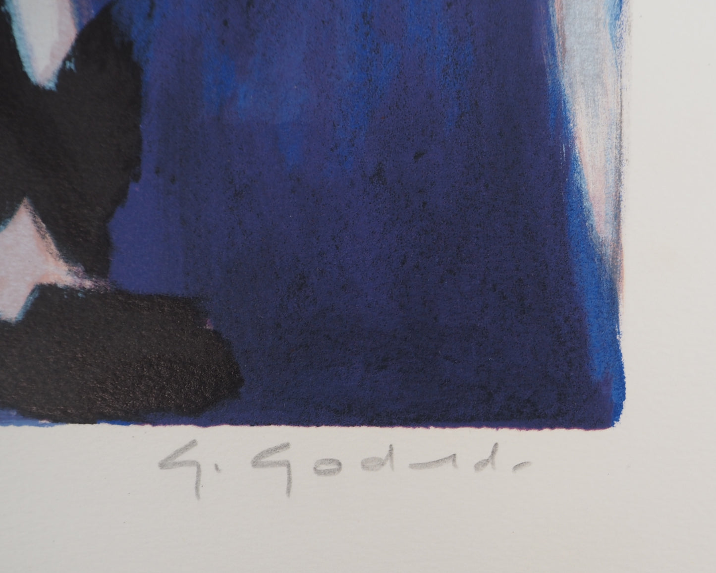 Gabriel GODARD : Bord de mer - Lithographie originale signée