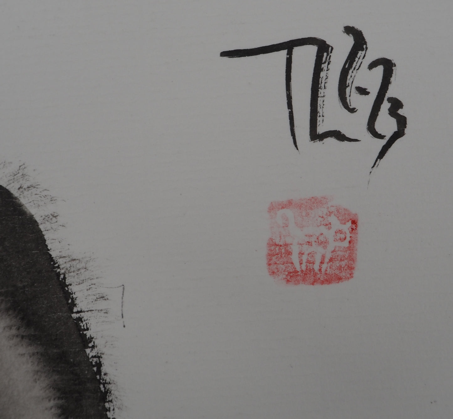 Laszlo TIBAY : Le chat et la souris - Dessin original signé