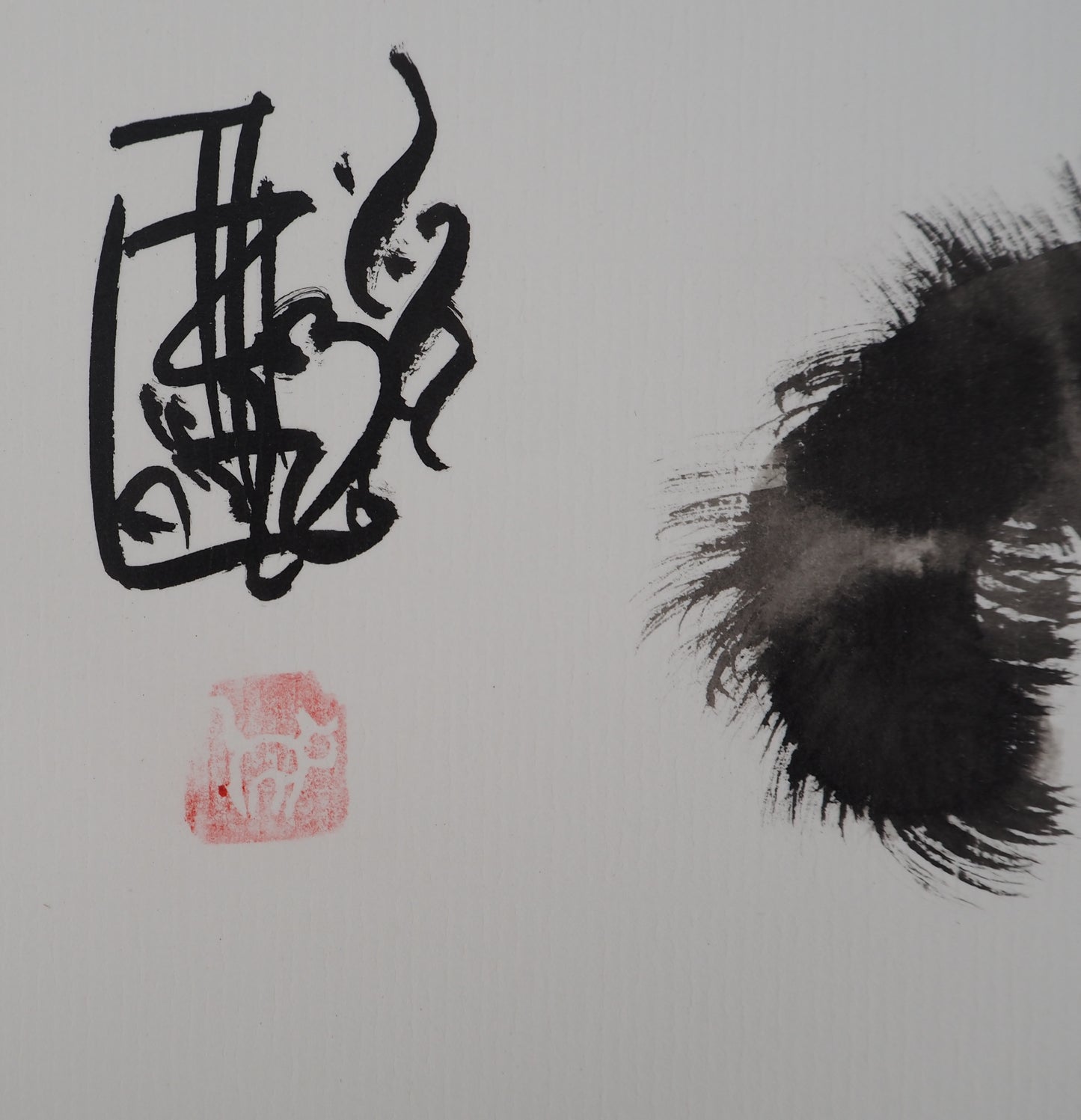 Laszlo TIBAY : Le chat coquin - Dessin original signé