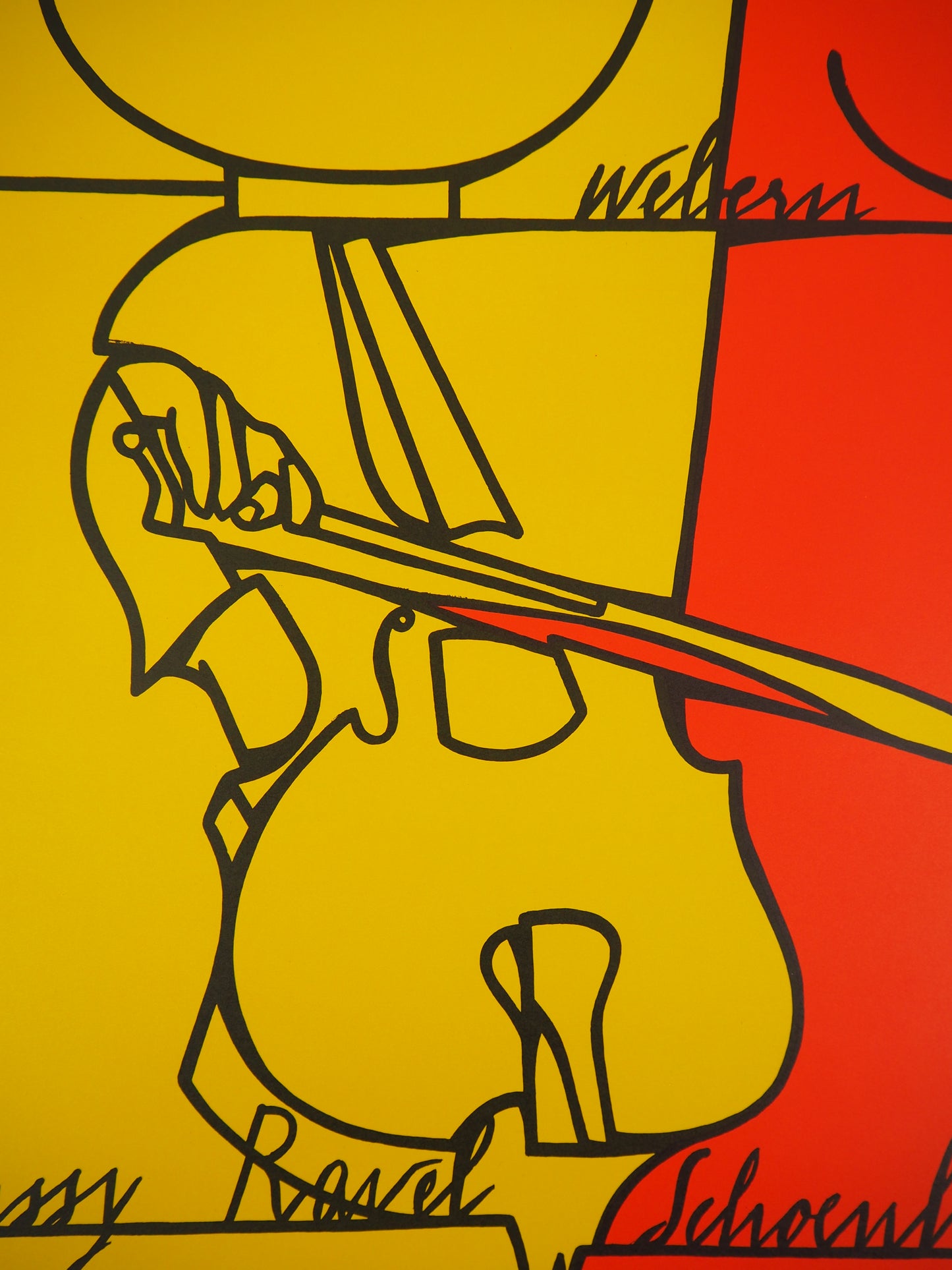 Valerio ADAMI : Moments Musicaux à la Fondation Maeght - Lithographie originale signée