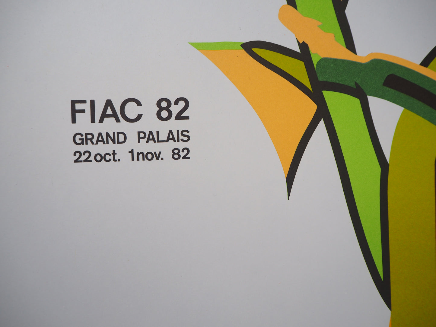 Hervé TELEMAQUE : Le Germe, FIAC 1982 - Lithographie originale