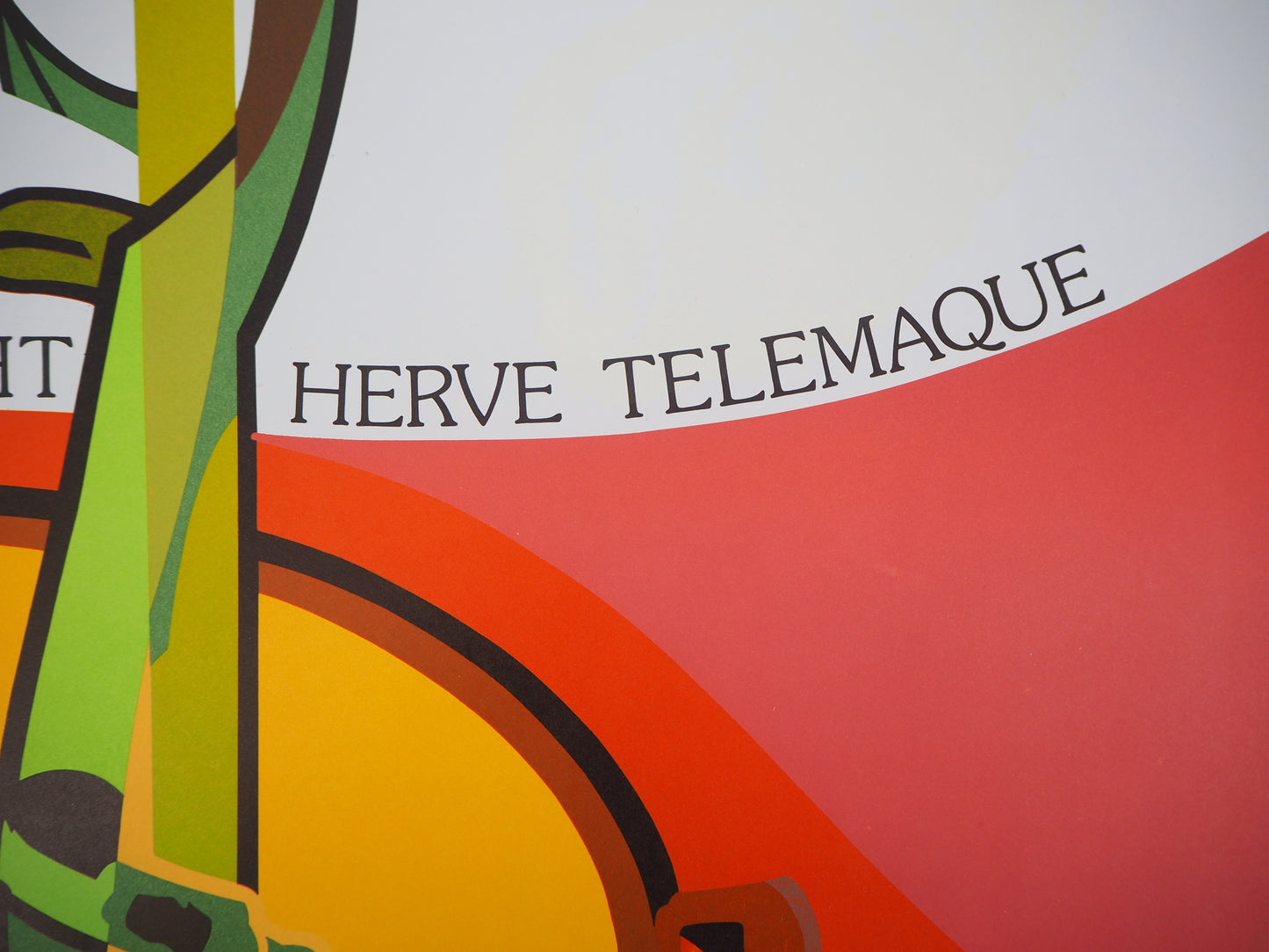 Hervé TELEMAQUE : Le Germe, FIAC 1982 - Lithographie originale