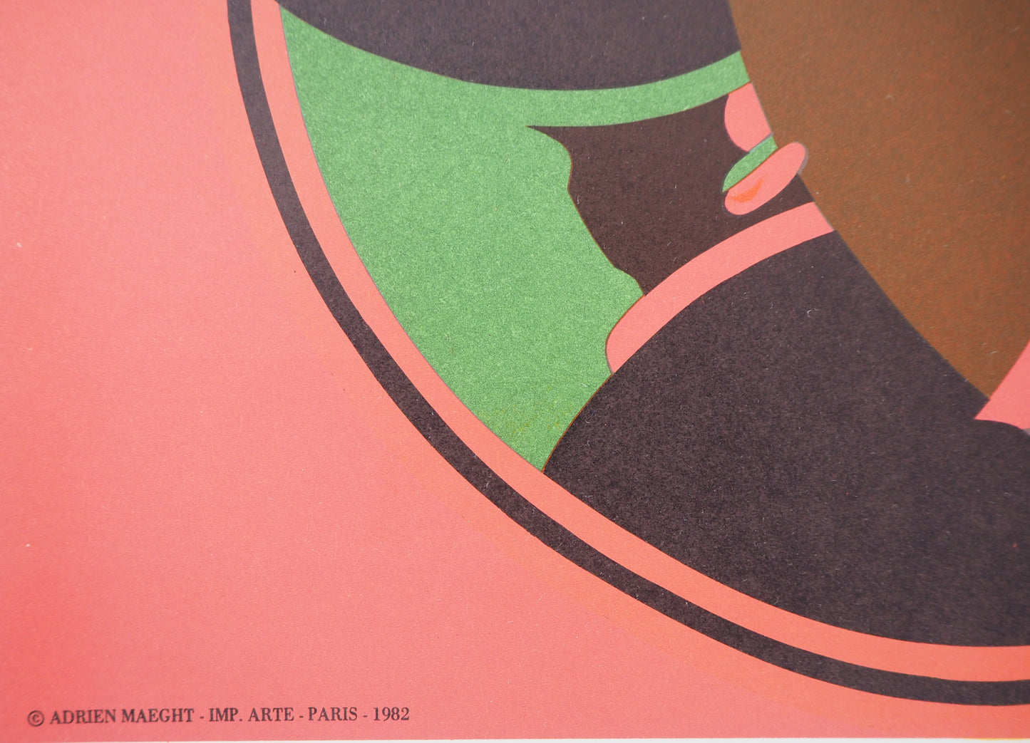 Hervé TELEMAQUE : Le Germe, FIAC 1982 - Lithographie originale
