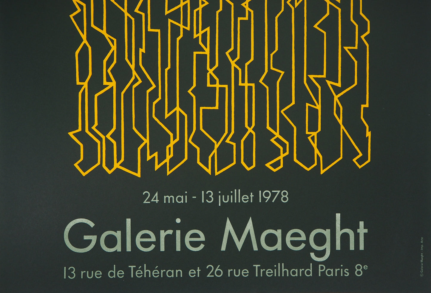 Pablo PALAZUELO : Fils géométriques - Lithographie originale