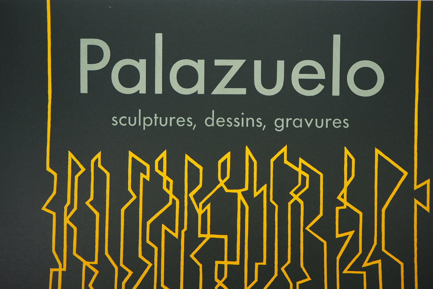 Pablo PALAZUELO : Fils géométriques - Lithographie originale