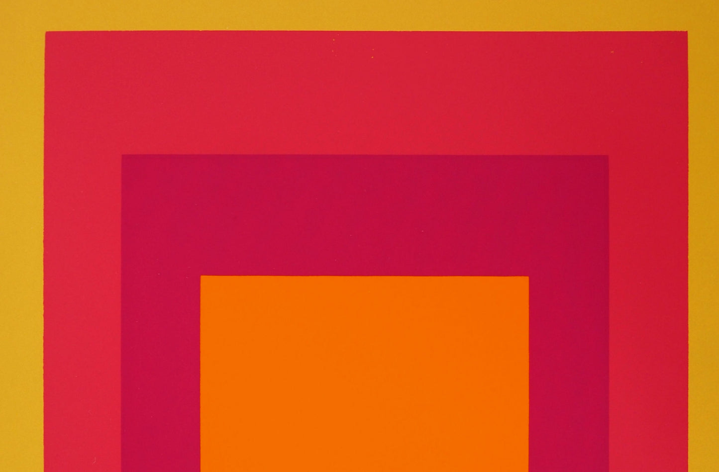 Josef ALBERS : Homage to the square, La Tehuana - Sérigraphie en couleurs