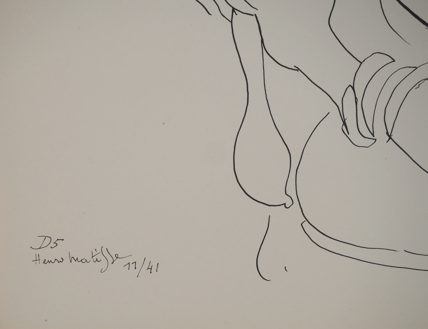 Henri MATISSE : Femme au regard charmeur - Lithographie signée