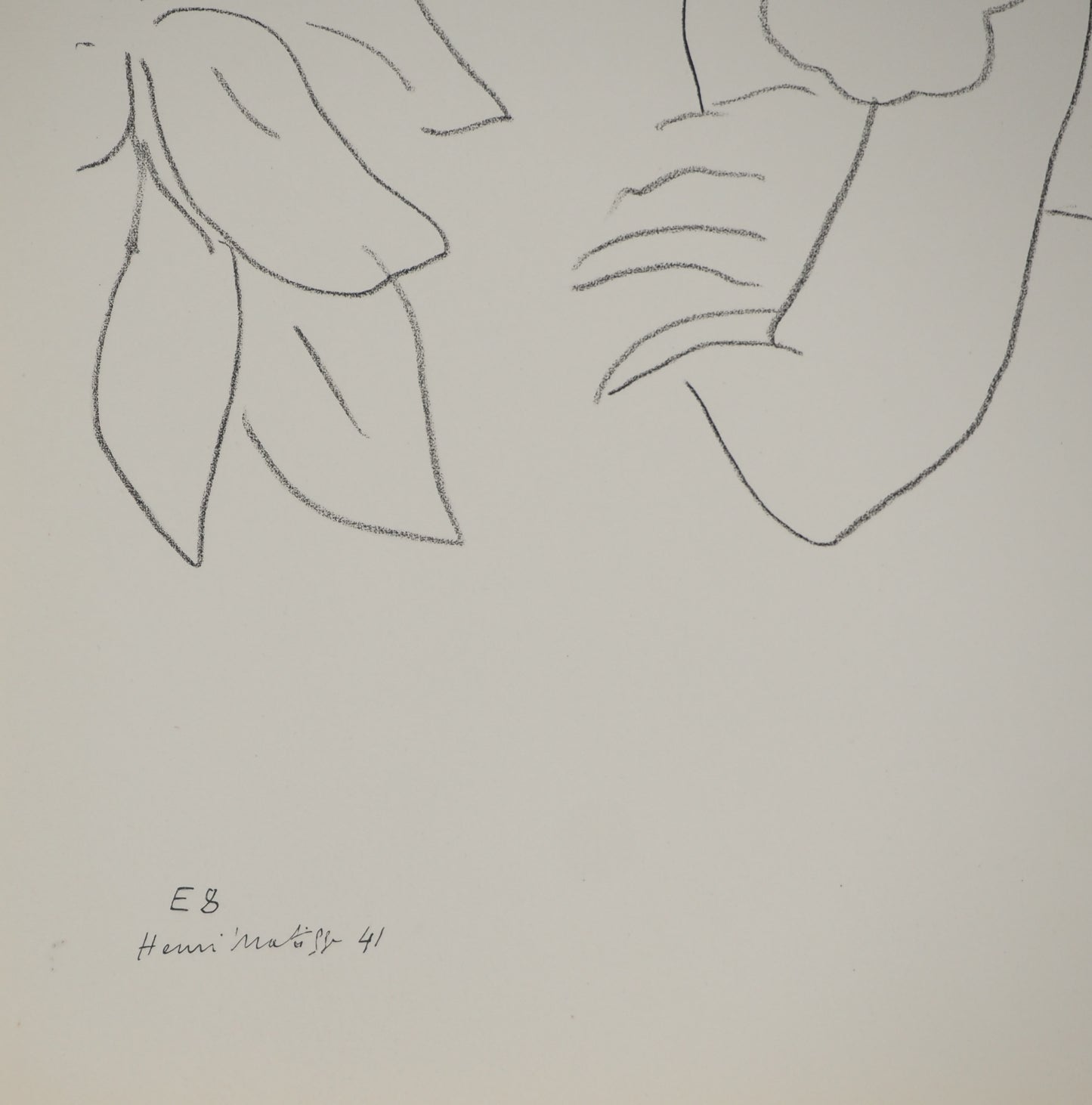 Henri MATISSE : Femme camouflée - Lithographie signée