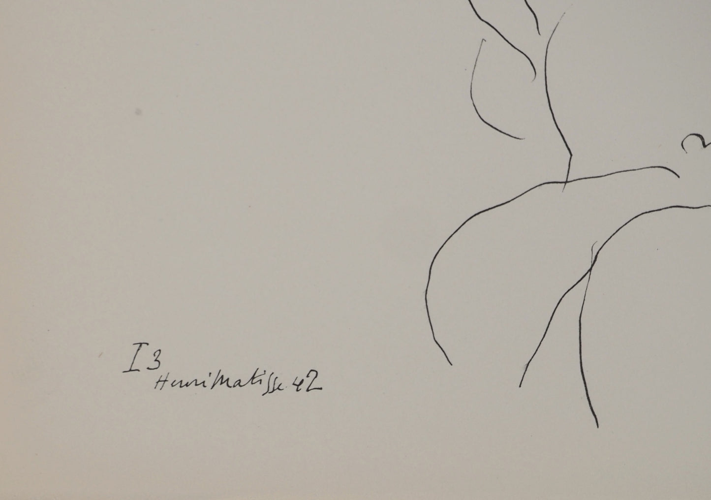 Henri MATISSE : Jeune mariée au voile - Lithographie signée