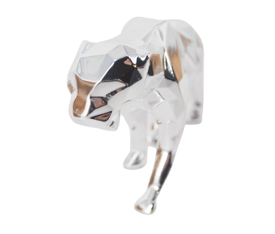Richard ORLINSKI : Panther Spirit (Silver edition) - Sculpture originale
