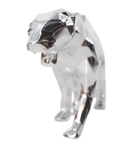 Richard ORLINSKI : Panther Spirit (Silver edition) - Sculpture originale