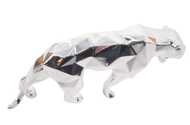 Richard ORLINSKI : Panther Spirit (Silver edition) - Sculpture originale