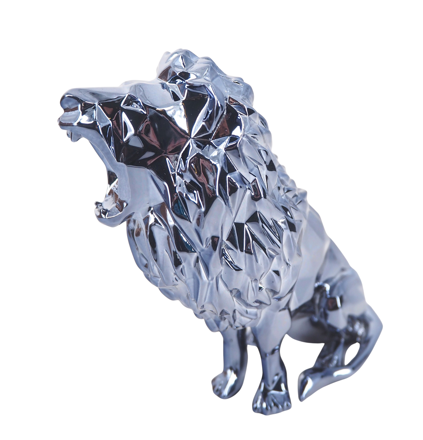 Richard ORLINSKI : Lion Spirit (Silver edition) - Sculpture originale