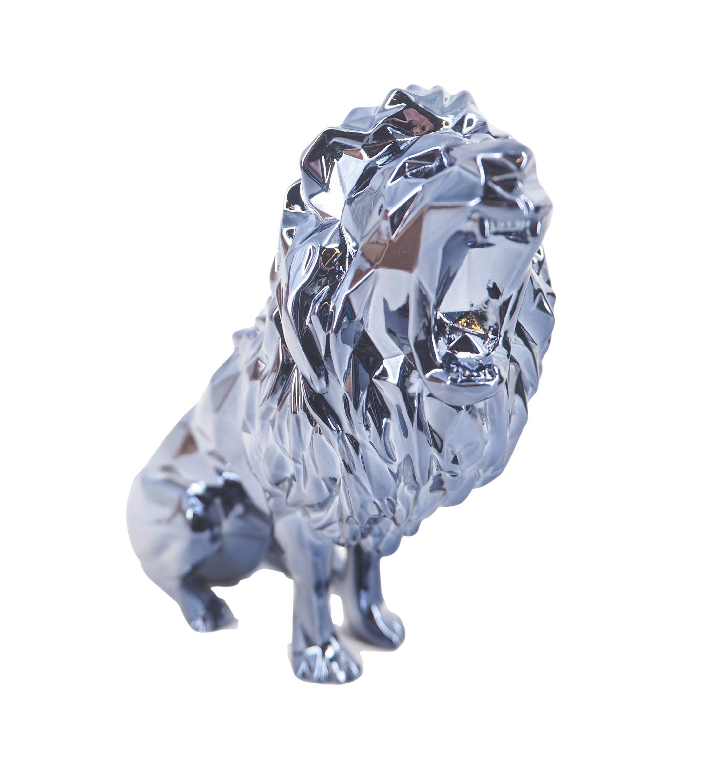 Richard ORLINSKI : Lion Spirit (Silver edition) - Sculpture originale