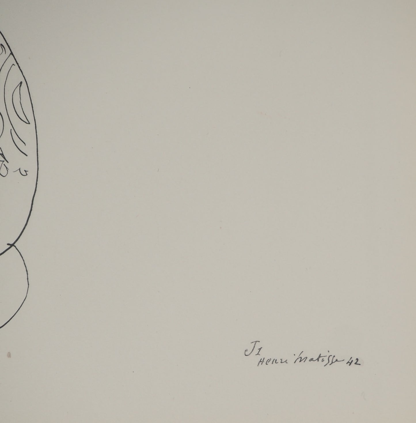 Henri MATISSE : Bouquet de fleurs estival - Lithographie signée
