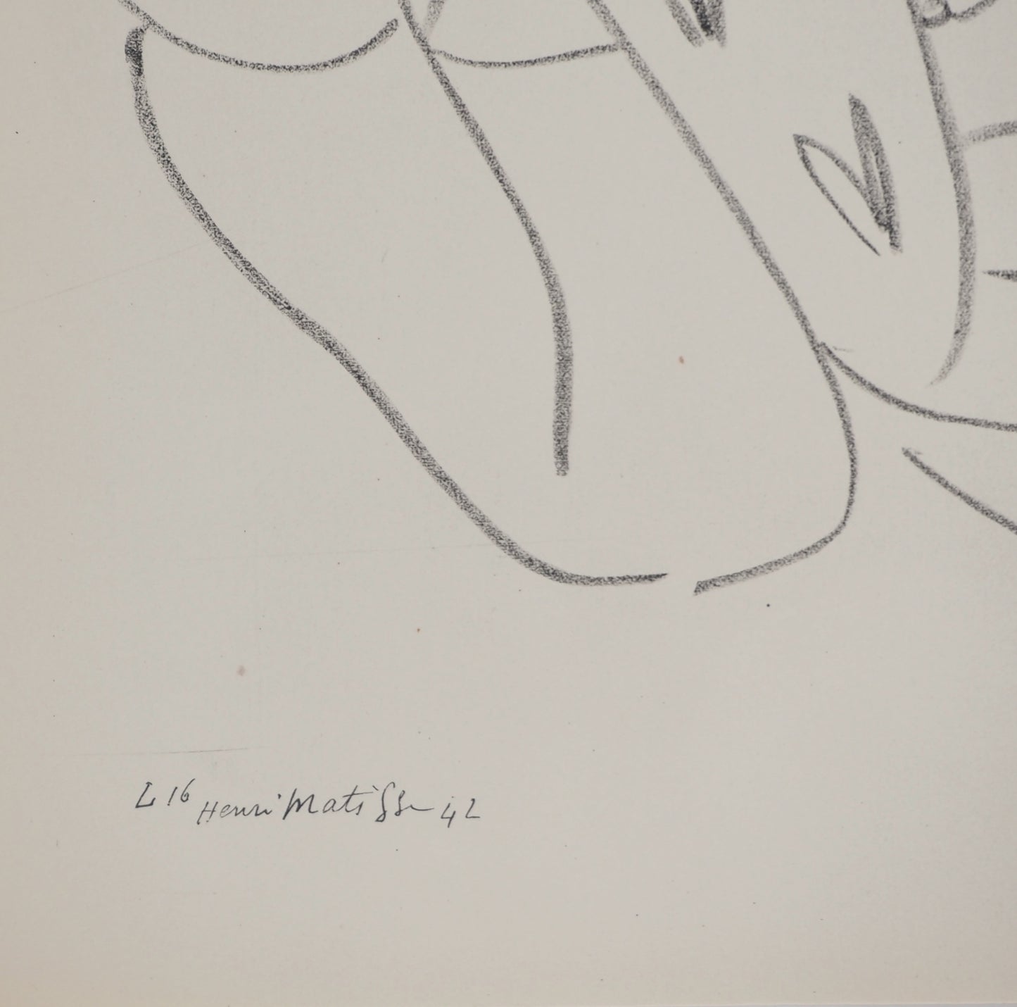 Henri MATISSE : Femme charmeuse - Lithographie signée
