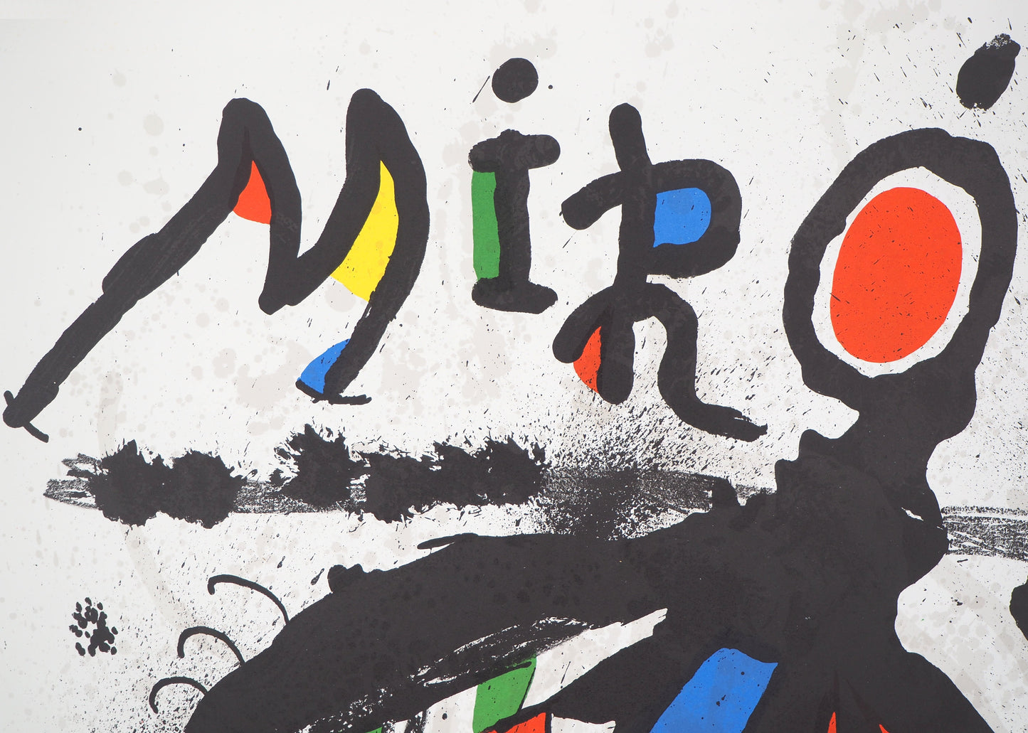 Joan MIRO : Exposition 1978 Galerie Maeght - Affiche en lithographie originale signée