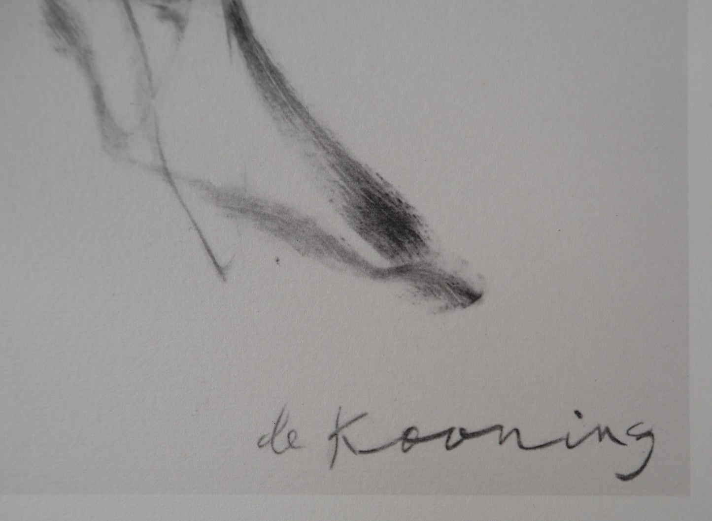 Willem DE KOONING : Femme dansante - Lithographie signée