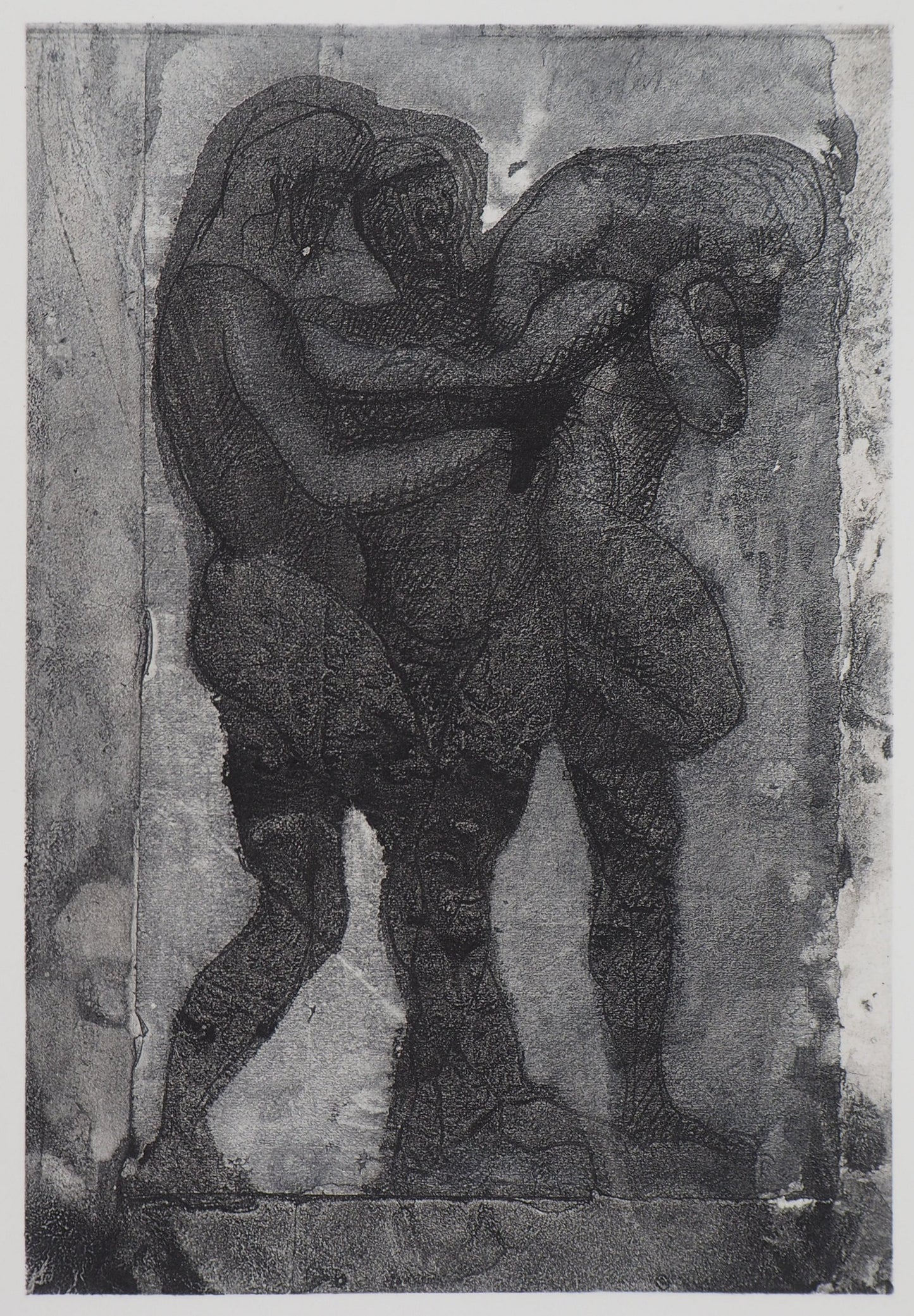 Auguste RODIN : Guerriers - Gravure