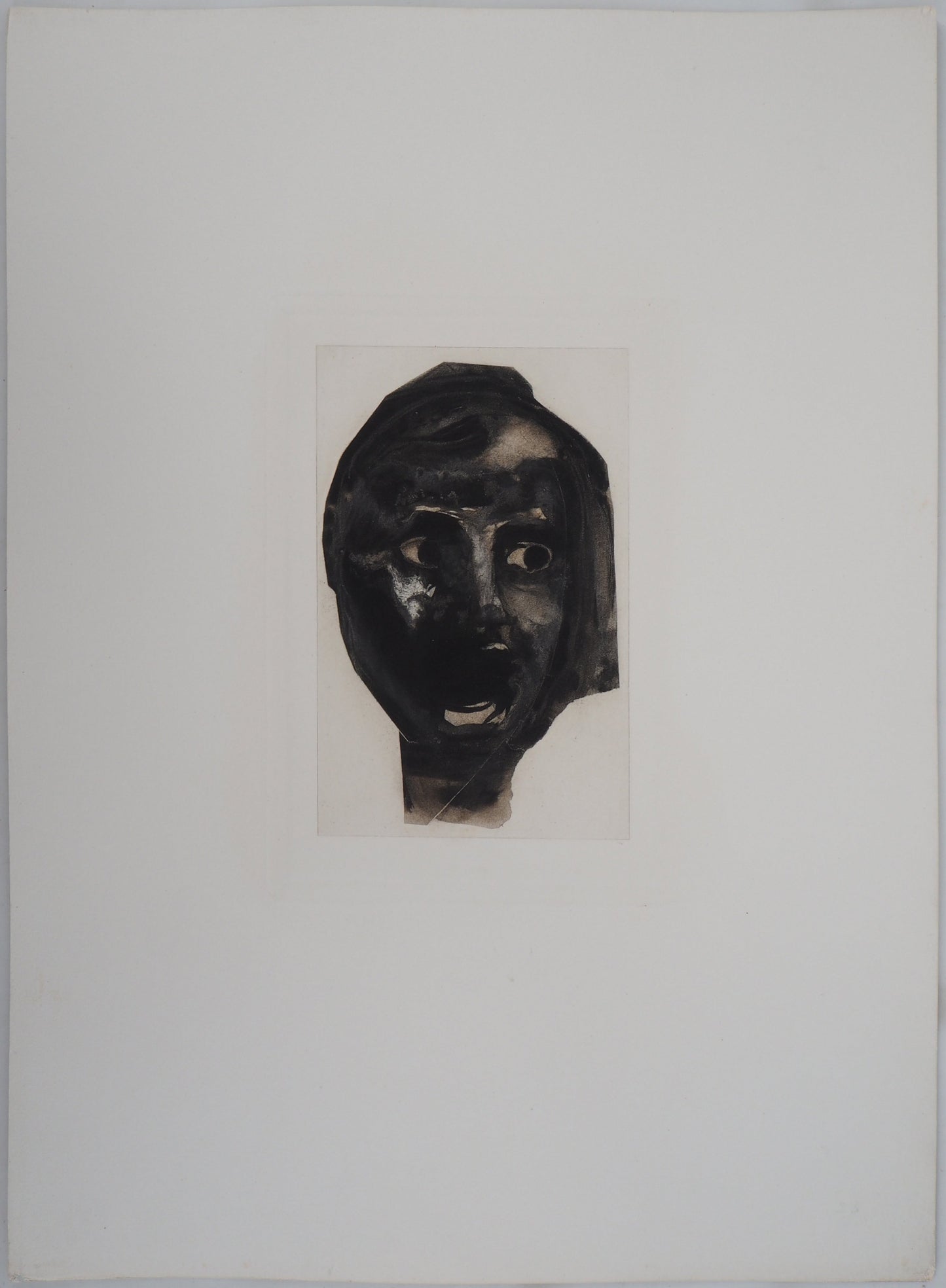 Auguste RODIN : Déesse de la vengeance Elnius - Gravure