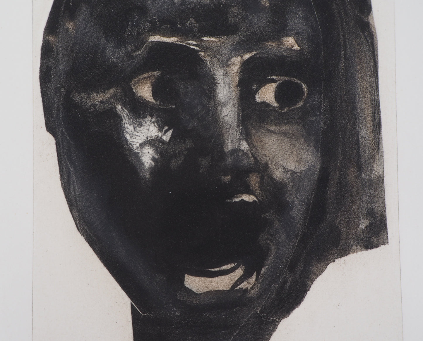 Auguste RODIN : Déesse de la vengeance Elnius - Gravure