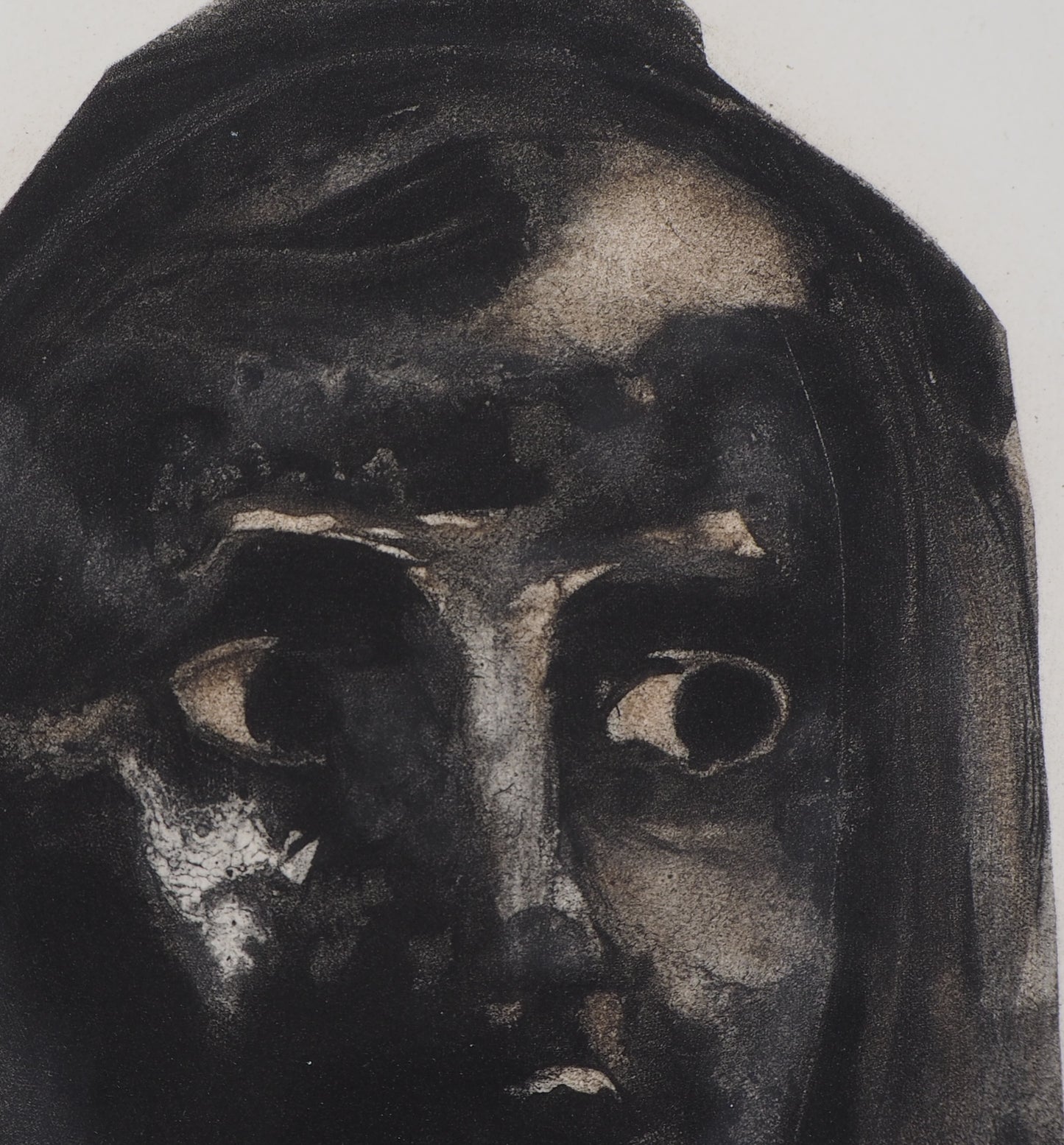 Auguste RODIN : Déesse de la vengeance Elnius - Gravure