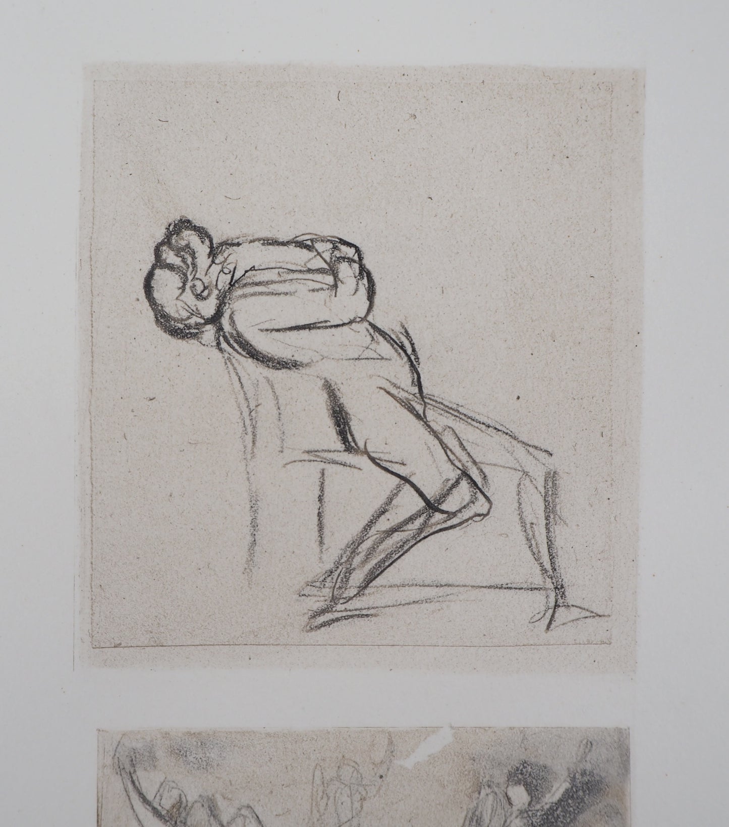 Auguste RODIN : Trois dessins - Gravure