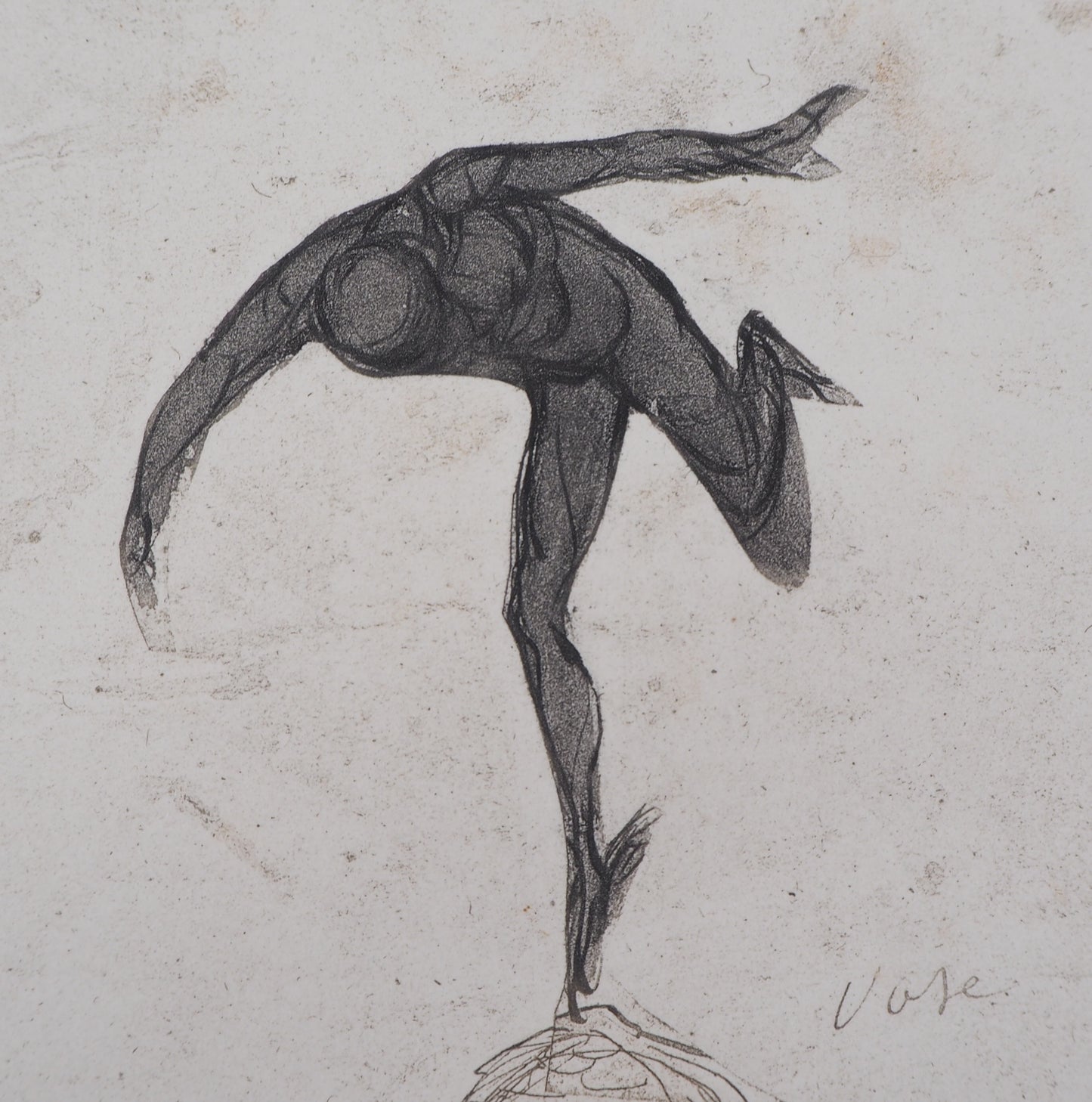 Auguste RODIN : Mercure - Gravure