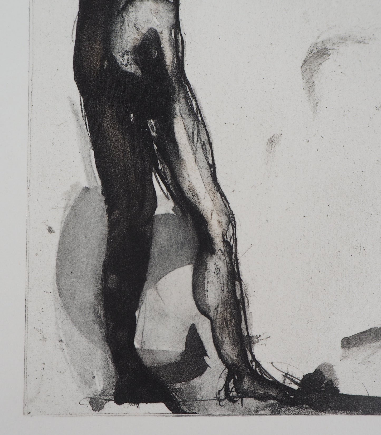 Auguste RODIN : Homme en noir - Gravure
