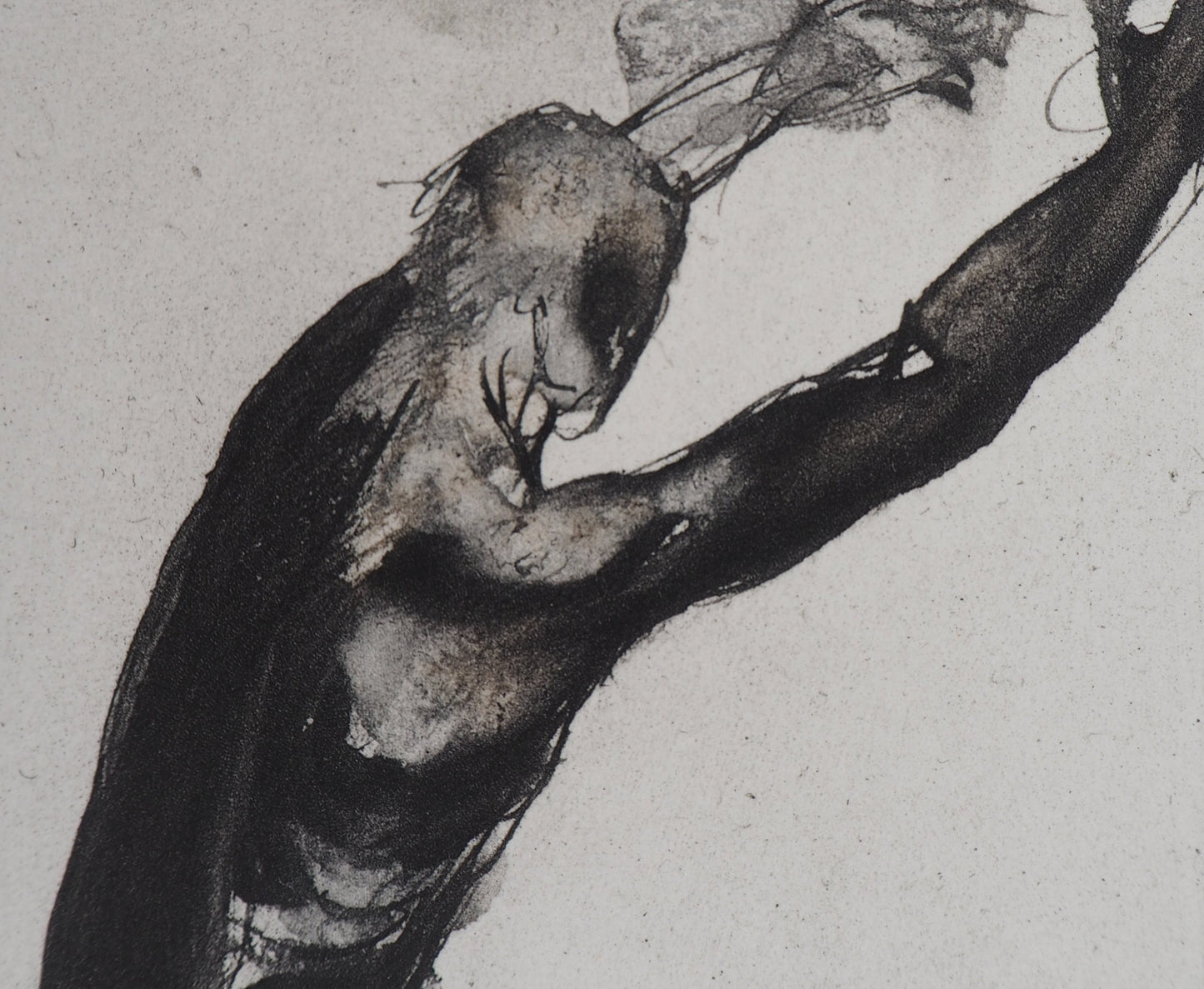 Auguste RODIN : Homme en noir - Gravure